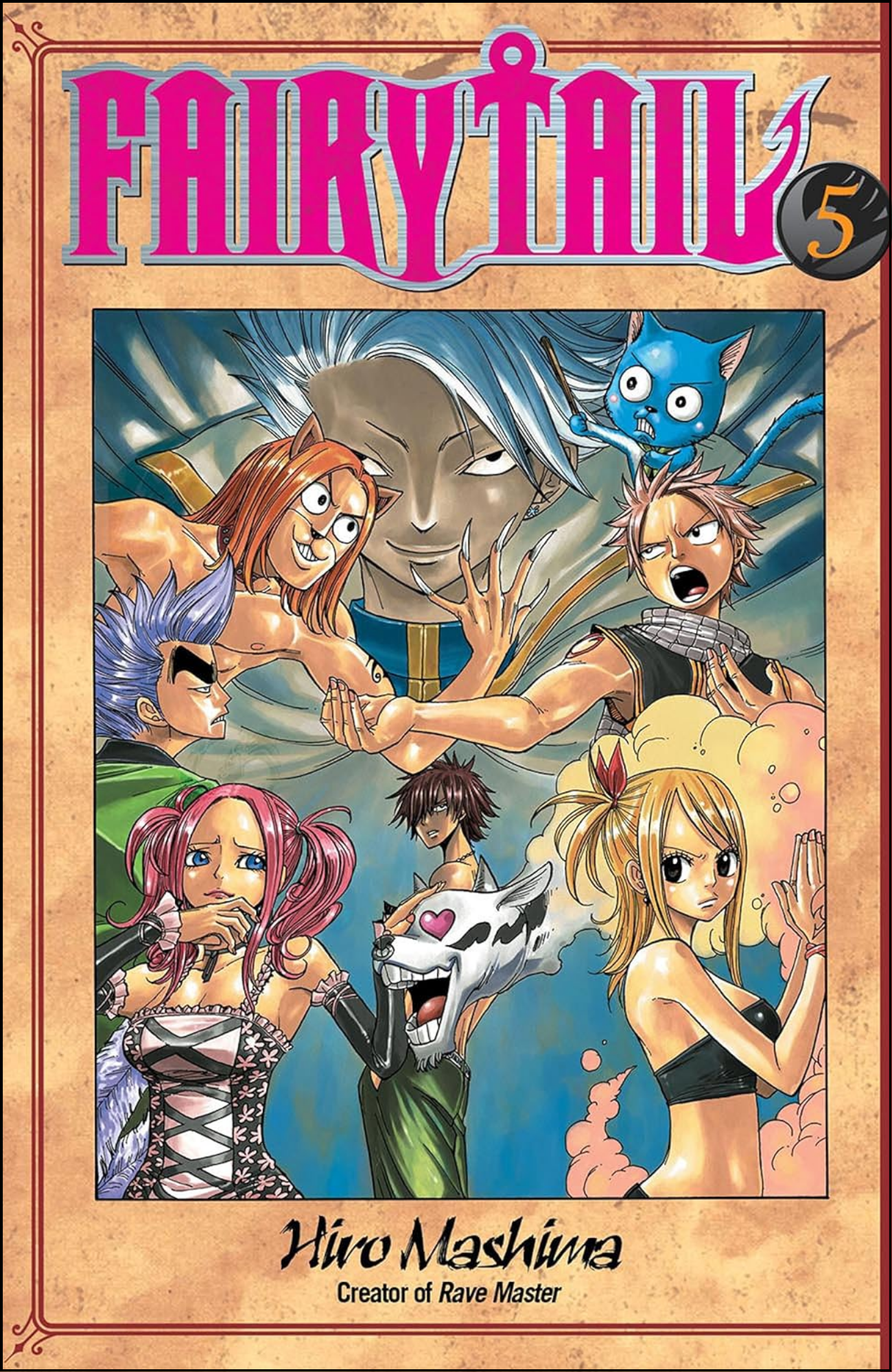 Fairy Tail Vol. 5 by Hiro Mashima (Author, Artist) | Full Page Print Editon