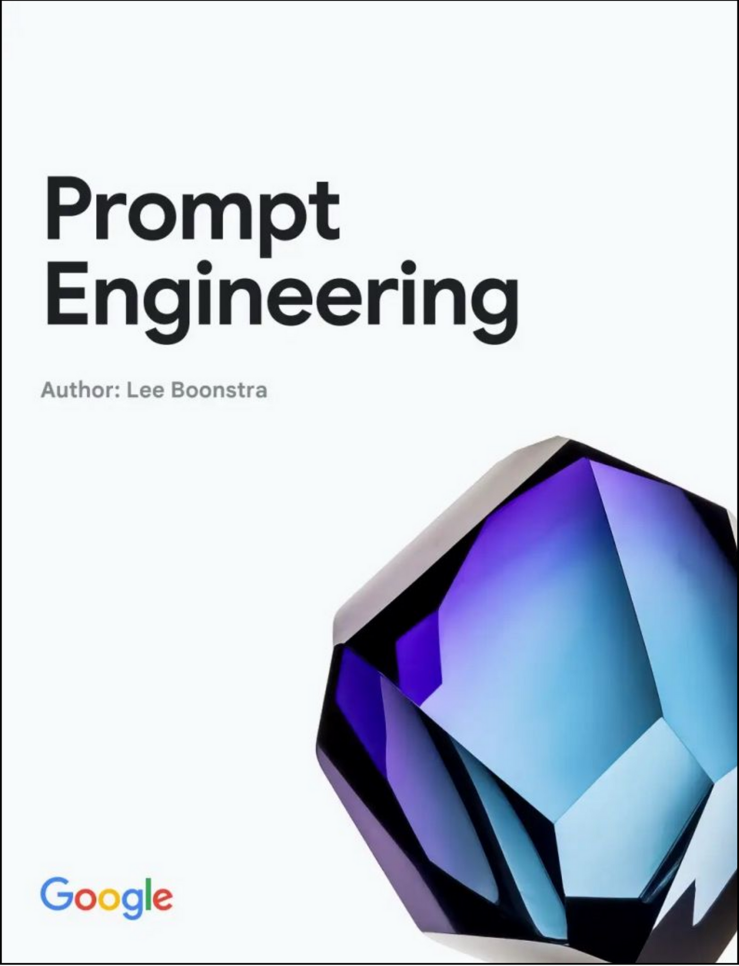 Prompt Engineering by Lee Boonstra (Author)