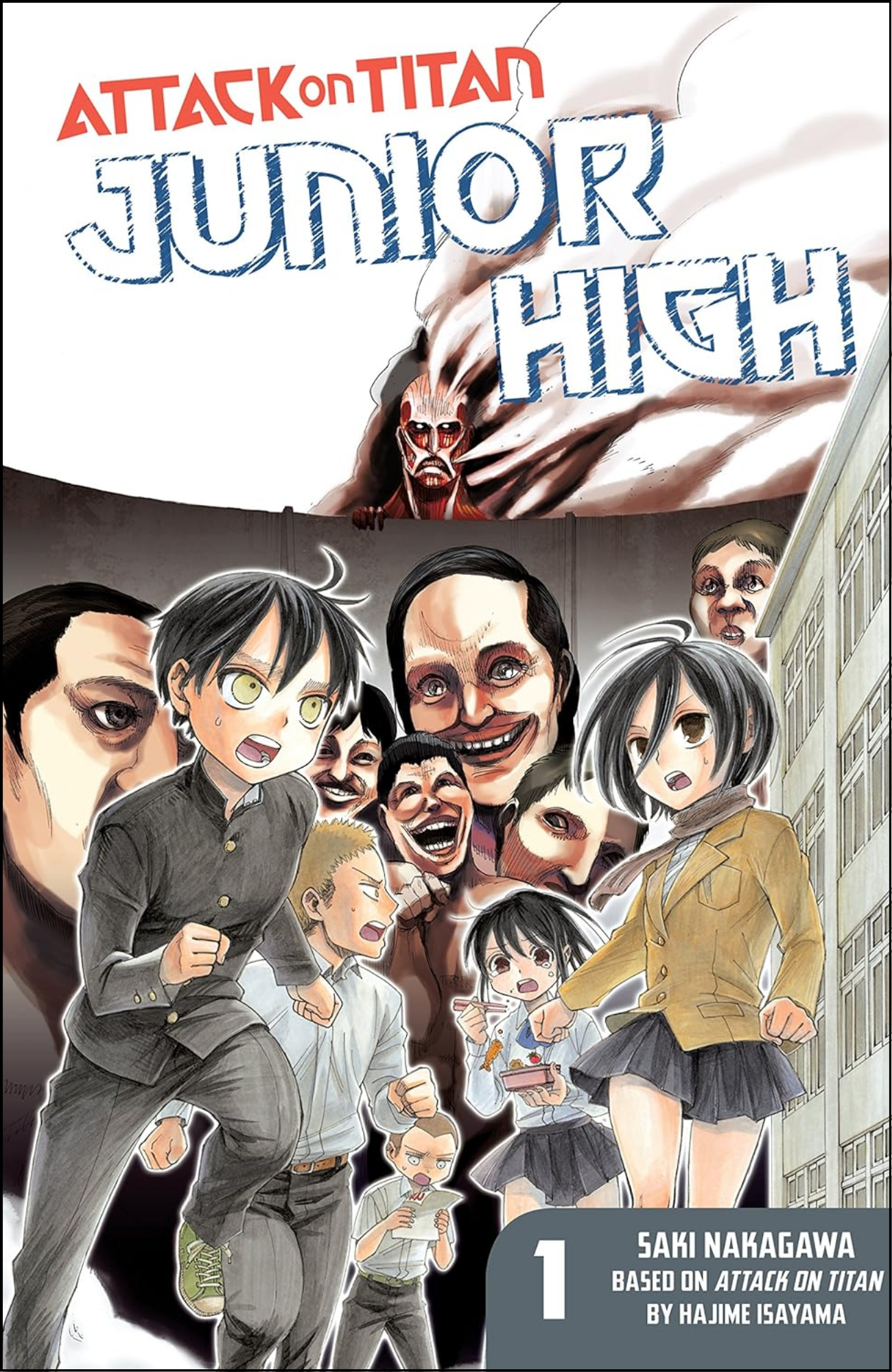 Attack on Titan Junior High Vol. 1 by Hajime Isayama (Author) | Full Page Print Editon