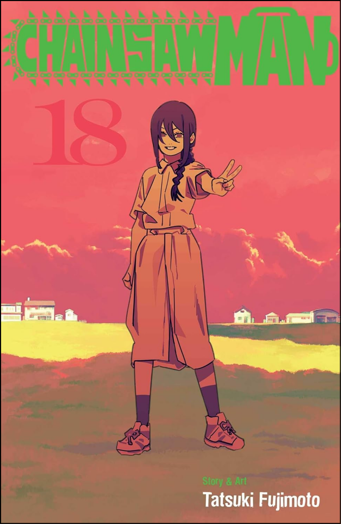Chainsaw Man Vol. 18 by Tatsuki Fujimoto (Author) | Full Page Print Editon