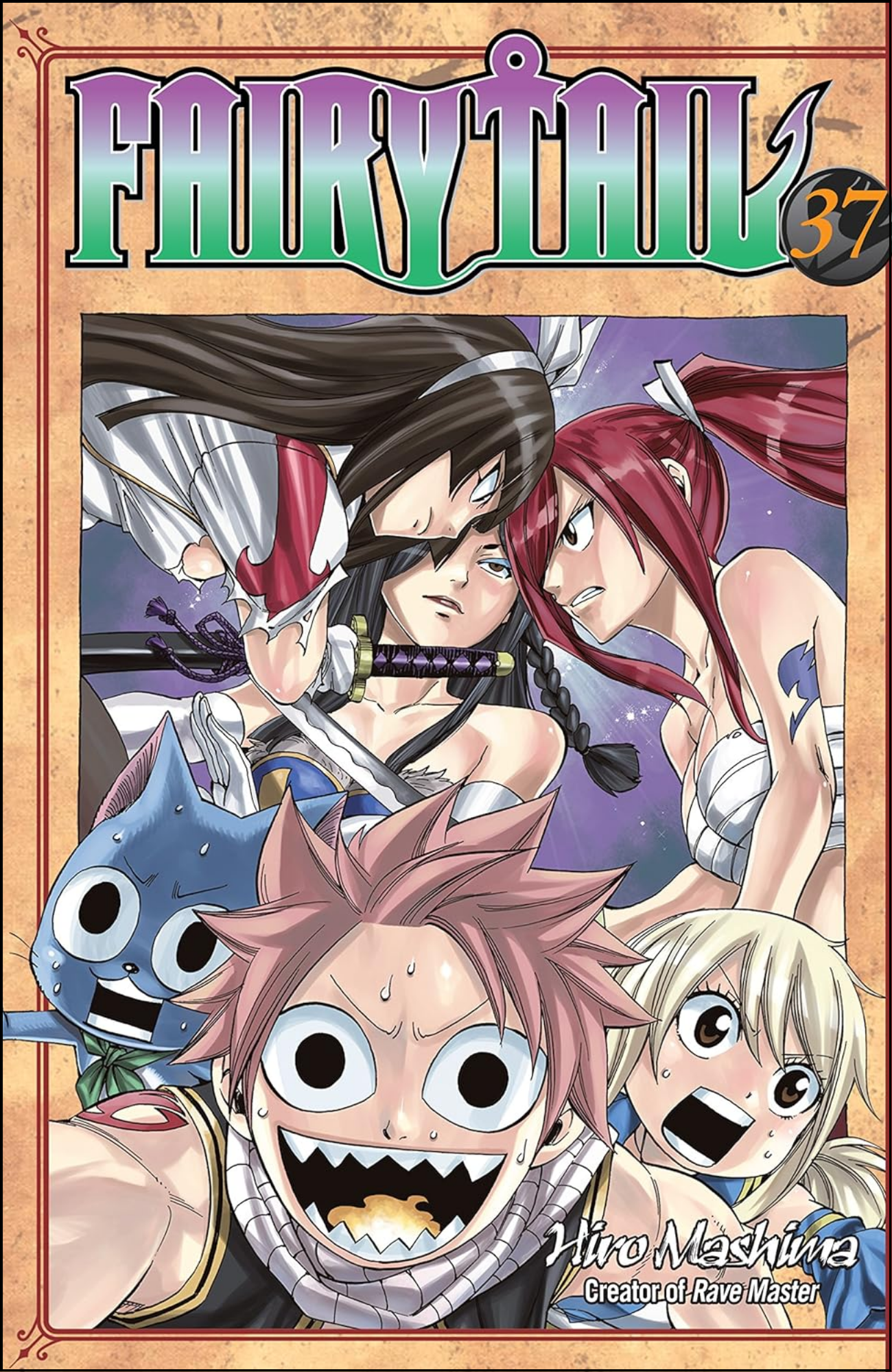Fairy Tail Vol. 37 by Hiro Mashima (Author, Artist) | Full Page Print Editon