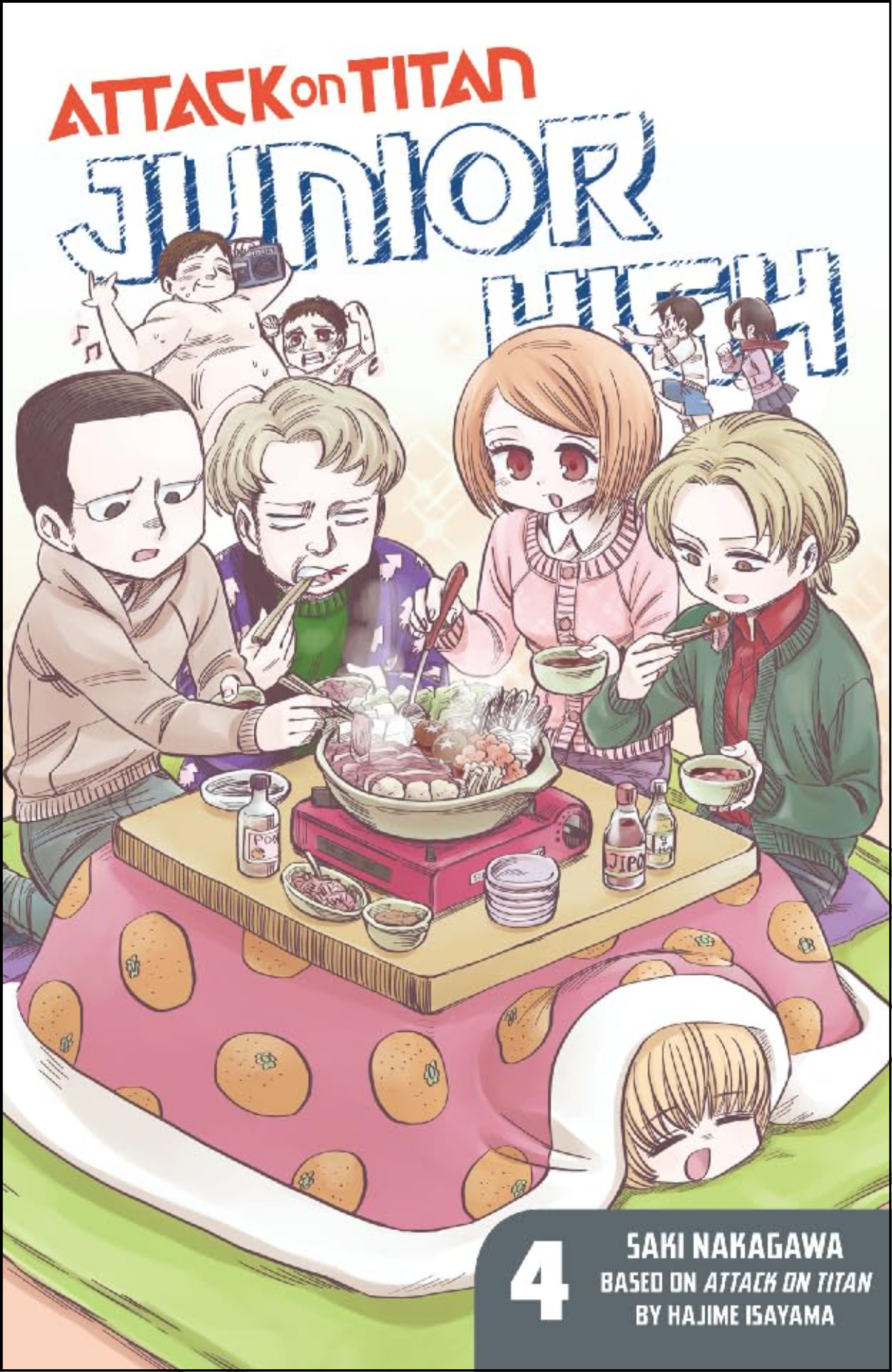 Attack on Titan Junior High Vol. 4 by Hajime Isayama (Author) | Full Page Print Editon