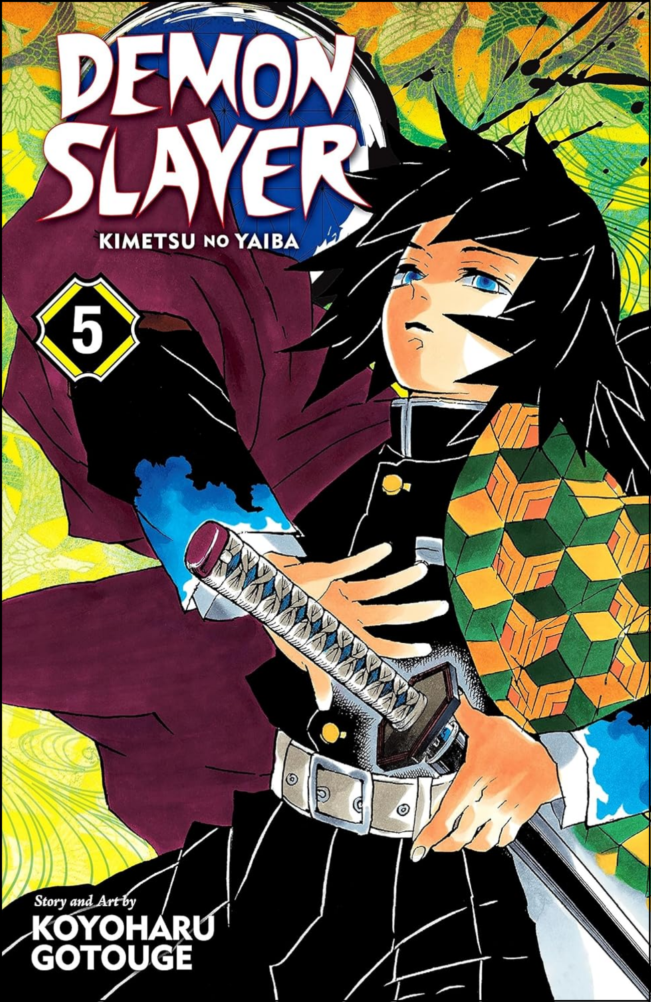 Demon Slayer Vol. 5 by Koyoharu Gotouge (Author) | Full Page Print Editon