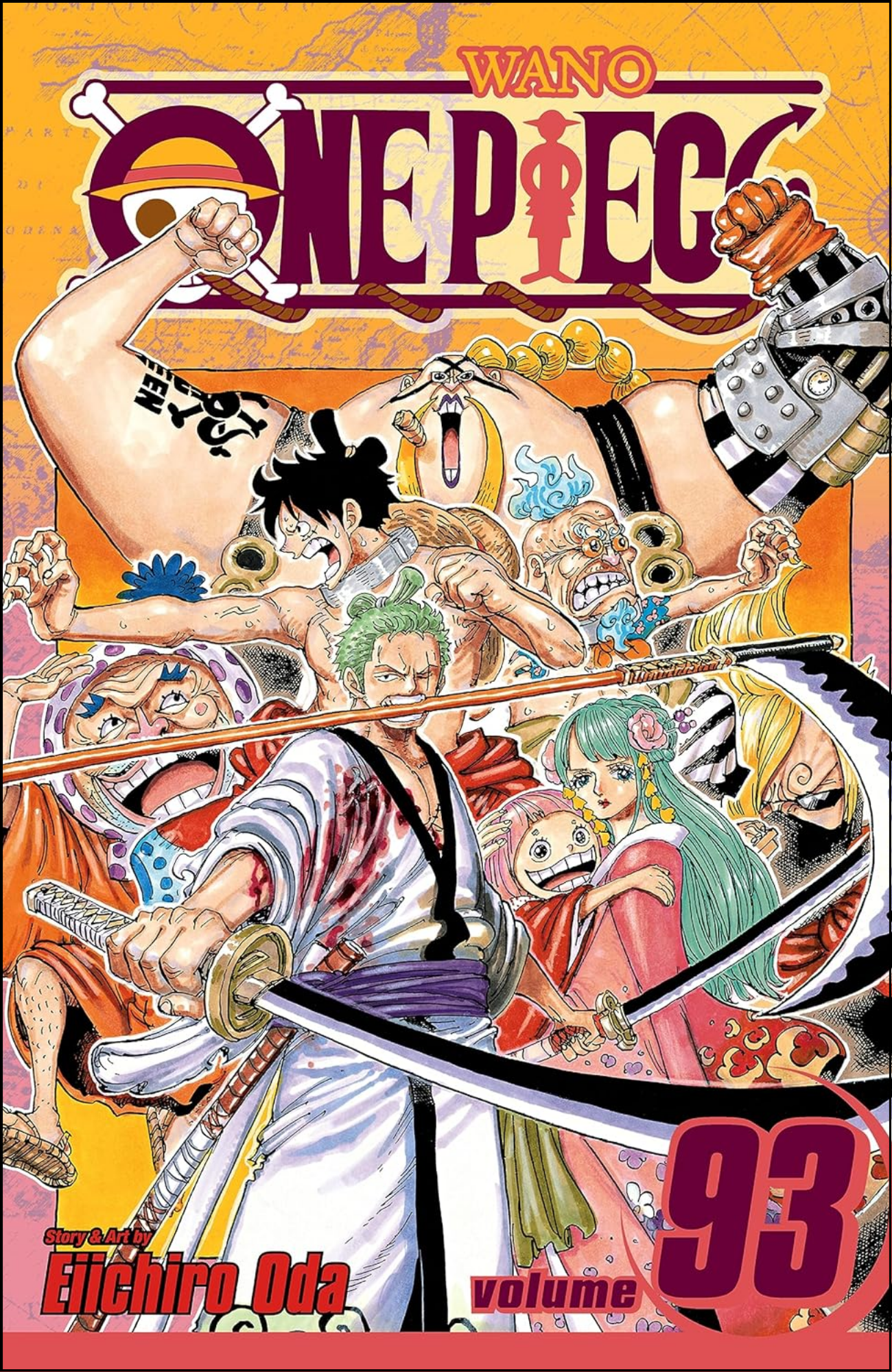 One Piece, Vol. 93 by Eiichiro Oda (Author, Illustrator) | Full Page Print Editon