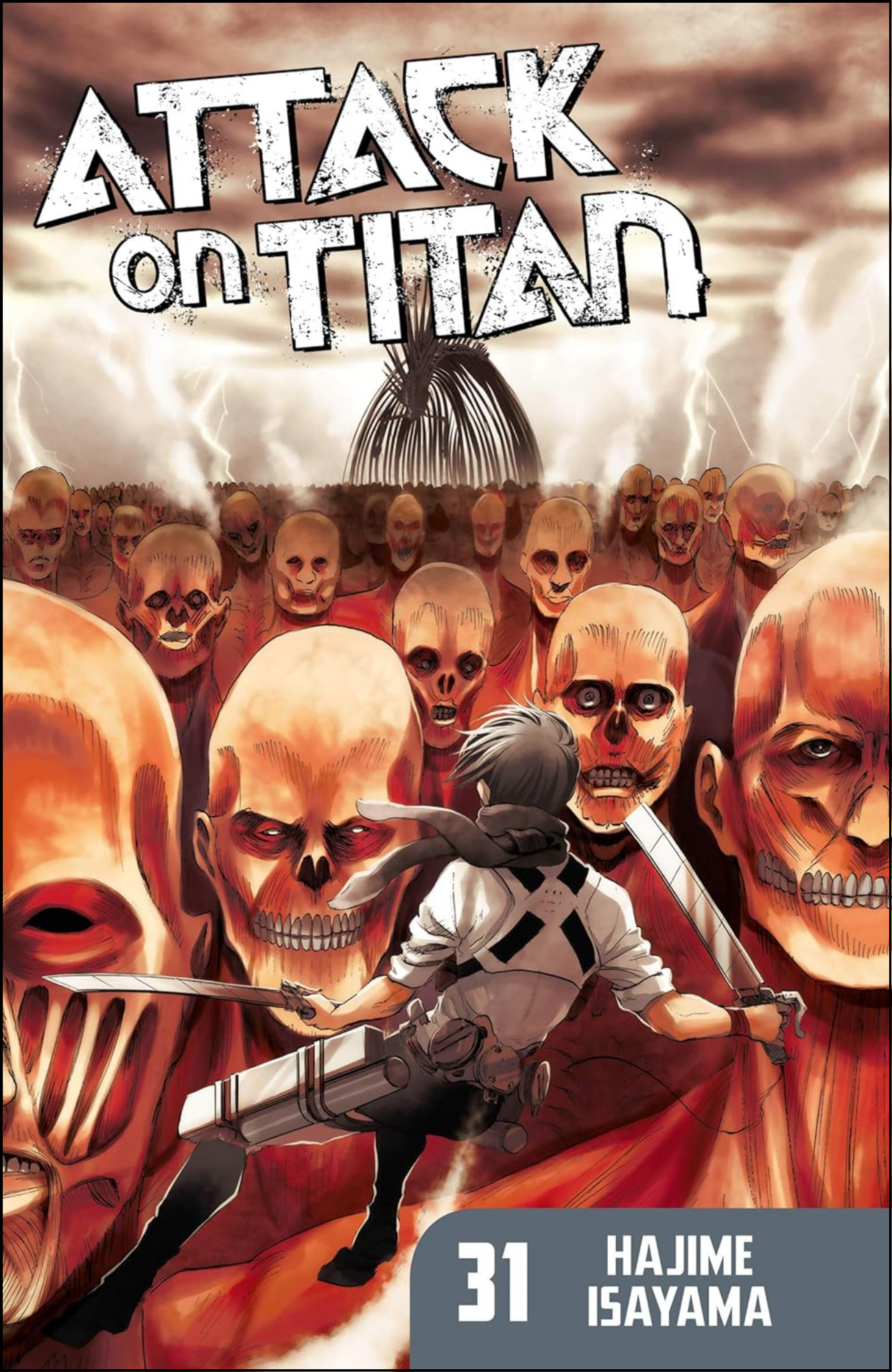 Attack on Titan Vol. 31 by Hajime Isayama (Author, Artist)| Full Page Print Editon