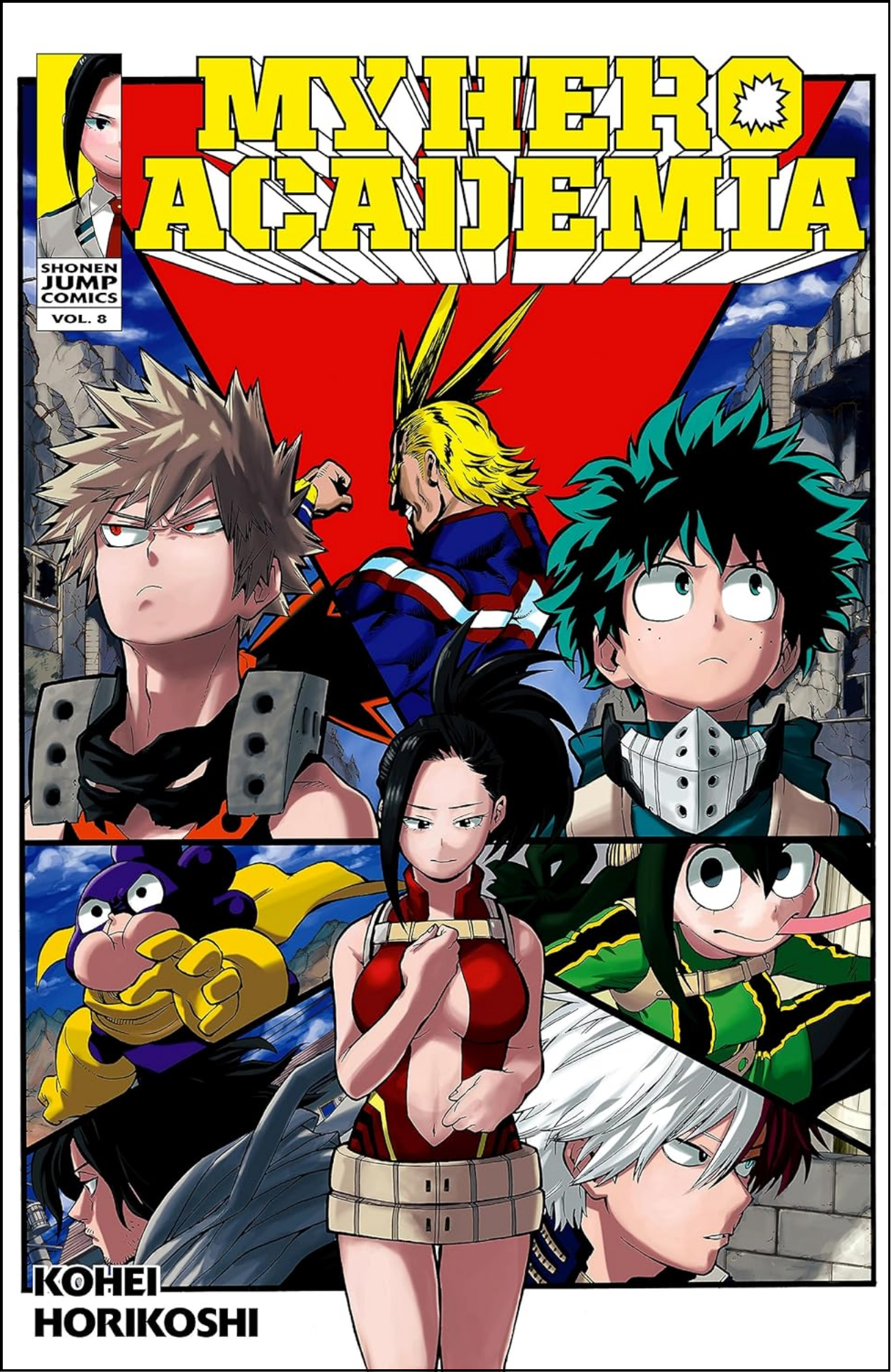 My Hero Academia, Vol. 8 by Kohei Horikoshi (Author) | Full Page Print Editon