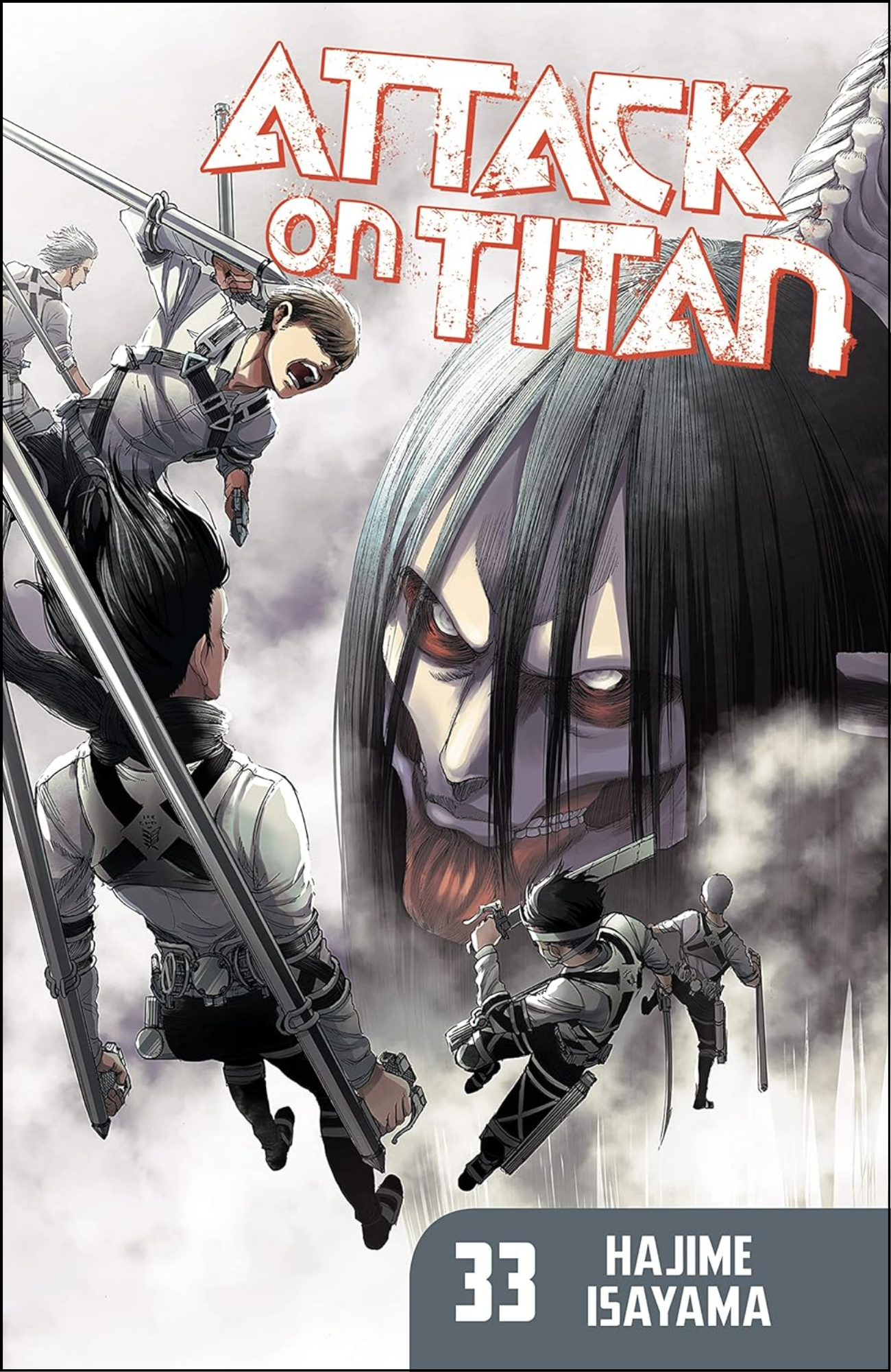 Attack on Titan Vol. 33 by Hajime Isayama (Author, Artist)| Full Page Print Editon