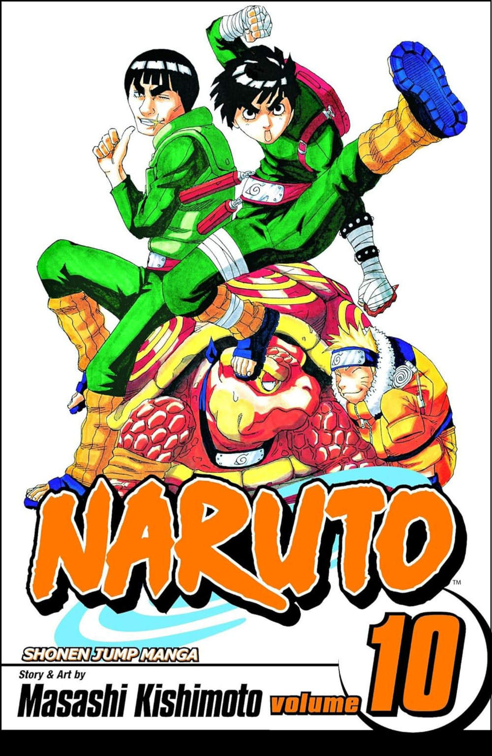 Naruto, Vol. 10 by Masashi Kishimoto (Author, Illustrator) | Full Page Print Editon