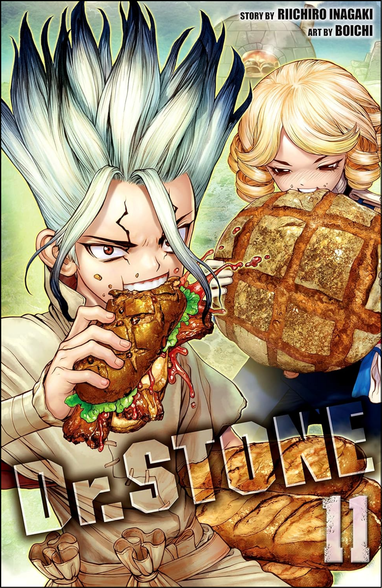 Dr. STONE, Vol. 11 by Riichiro Inagaki (Author) | Full Page Print Editon