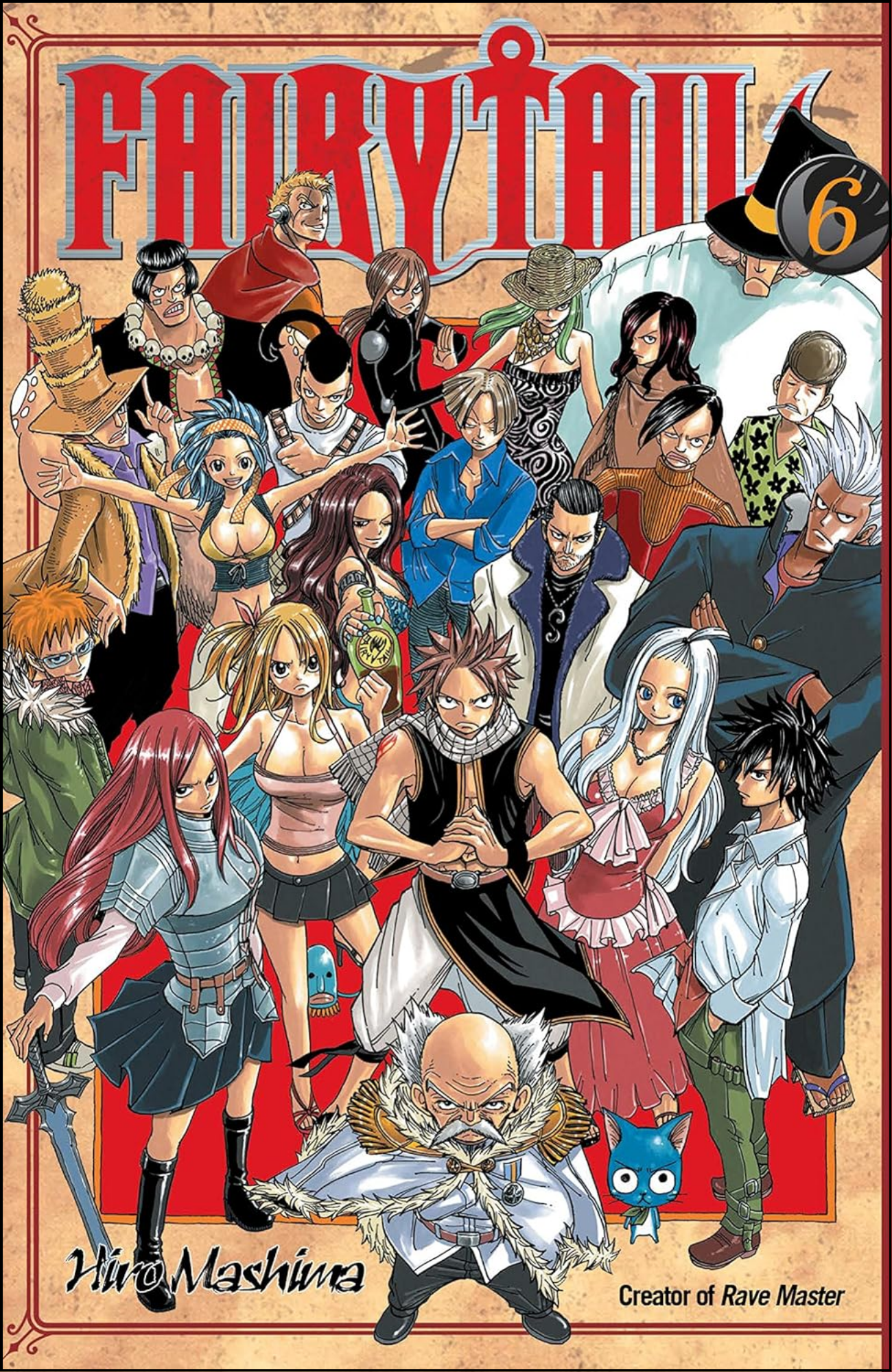 Fairy Tail Vol. 6 by Hiro Mashima (Author, Artist) | Full Page Print Editon