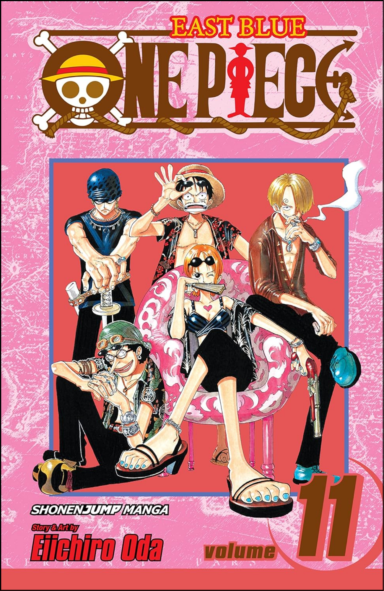 One Piece, Vol. 11 by Eiichiro Oda (Author, Illustrator) | Full Page Print Editon