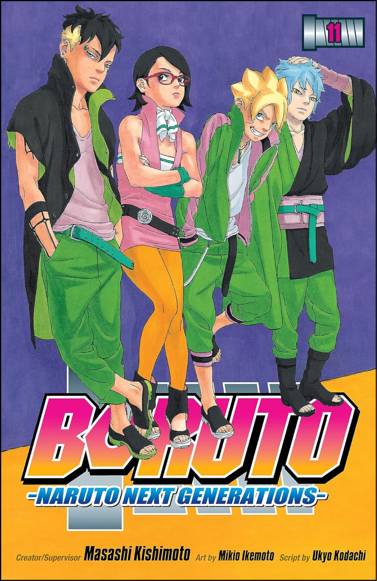 Boruto: Naruto Next Generations, Vol. 11 by Masashi Kishimoto (Author) | Full Page Print Editon