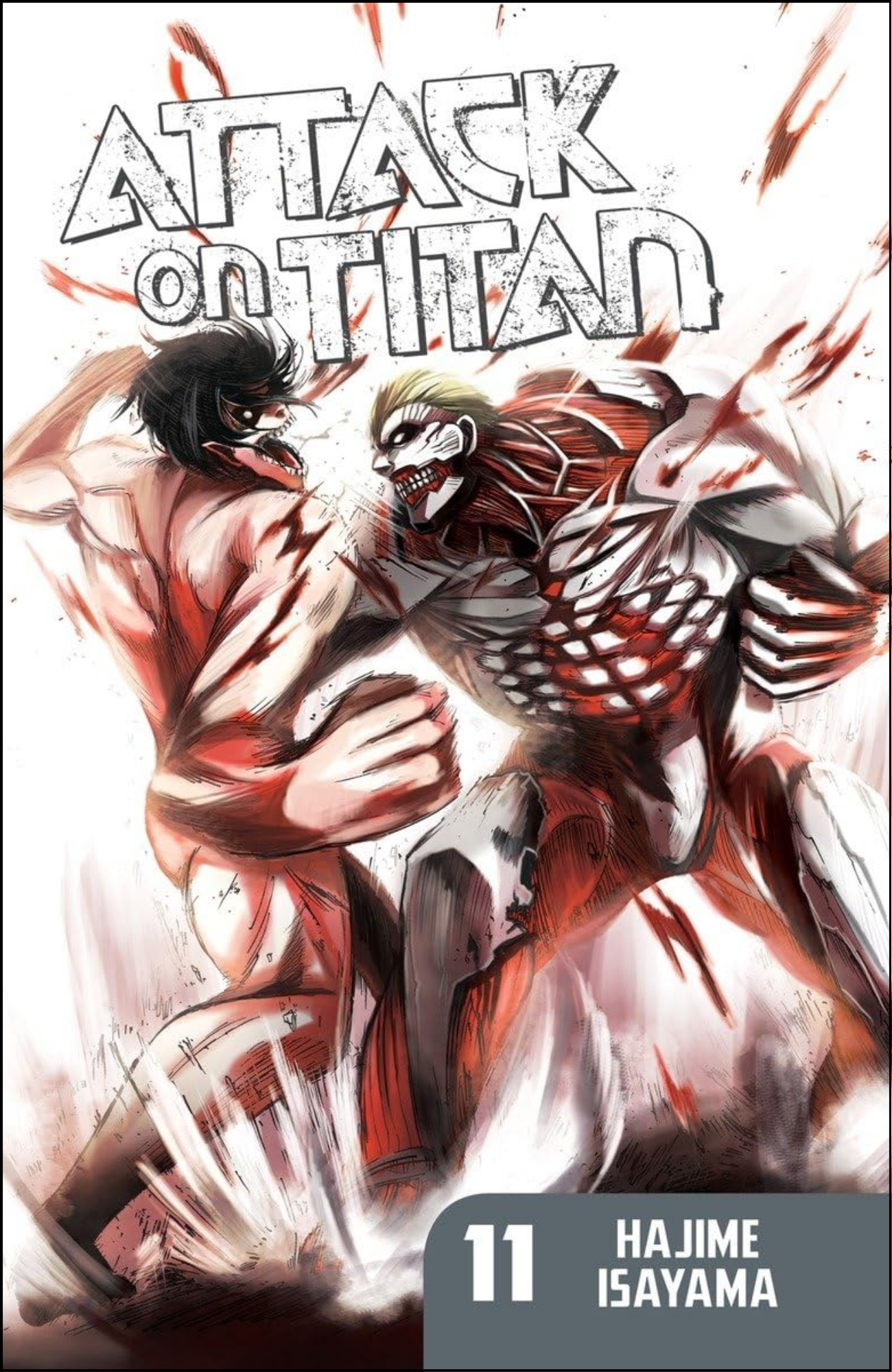 Attack on Titan Vol. 11 by Hajime Isayama (Author, Artist)| Full Page Print Editon