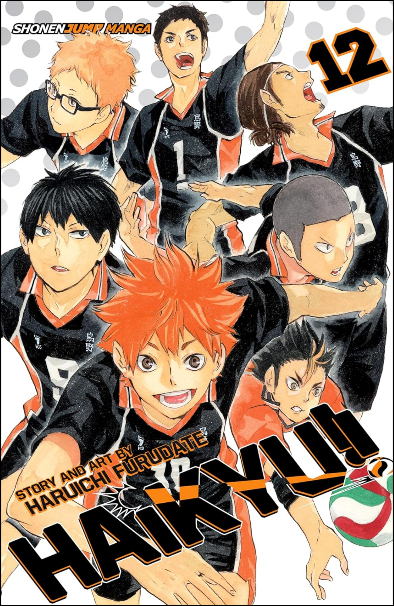 Haikyu!!, Vol. 12 by Haruichi Furudate (Author) | Full Page Print Editon