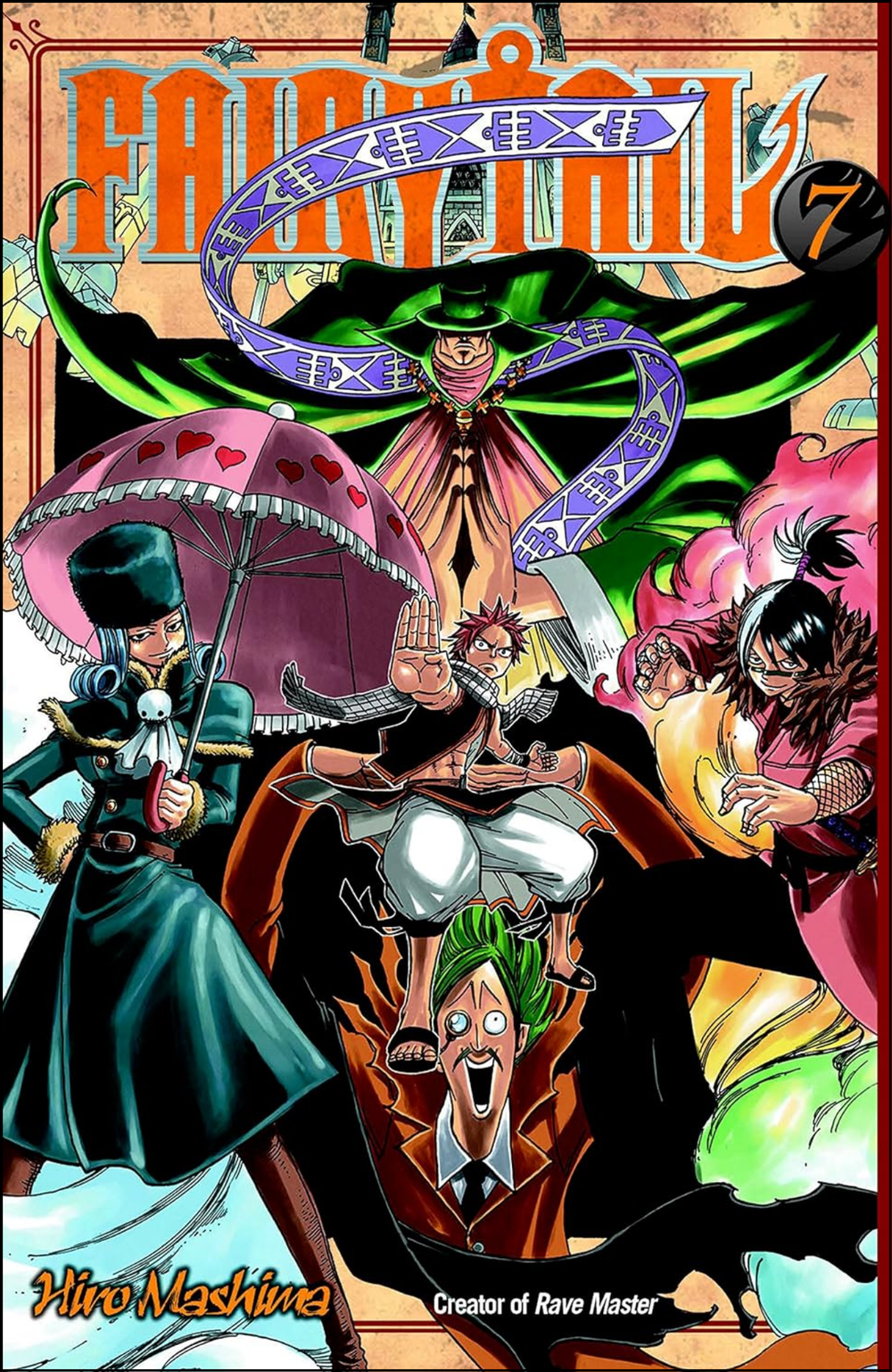 Fairy Tail Vol. 7 by Hiro Mashima (Author, Artist) | Full Page Print Editon