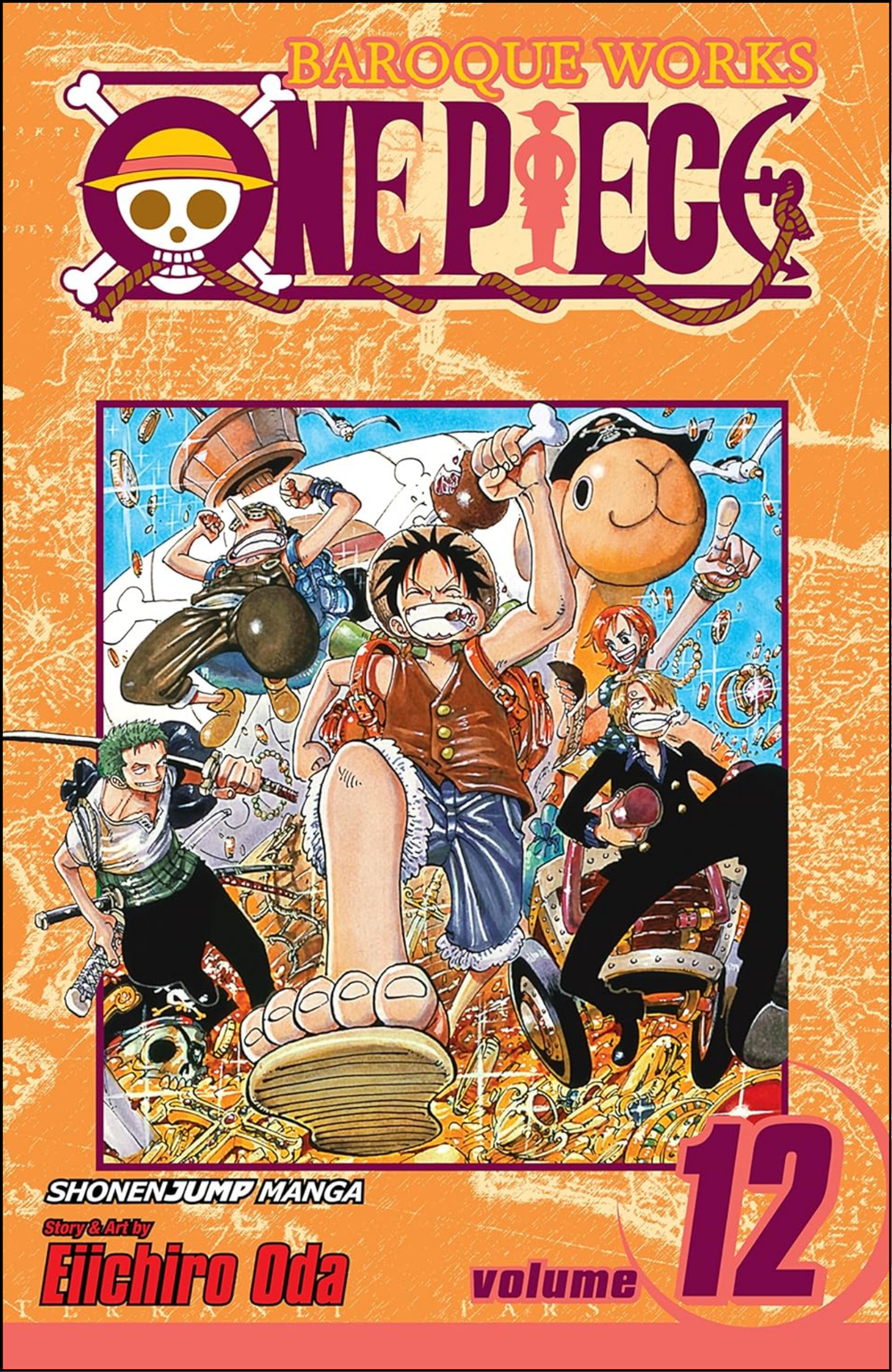 One Piece, Vol. 12 by Eiichiro Oda (Author, Illustrator) | Full Page Print Editon