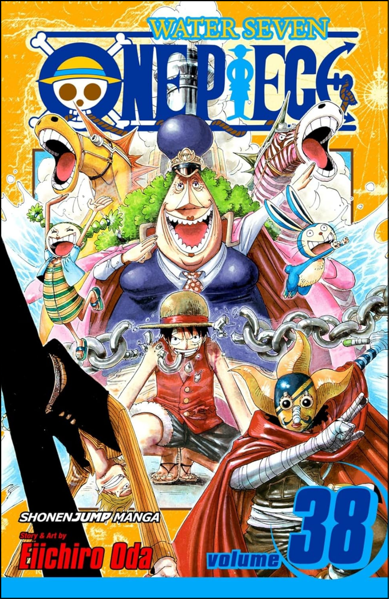 One Piece, Vol. 38 by Eiichiro Oda (Author, Illustrator) | Full Page Print Editon