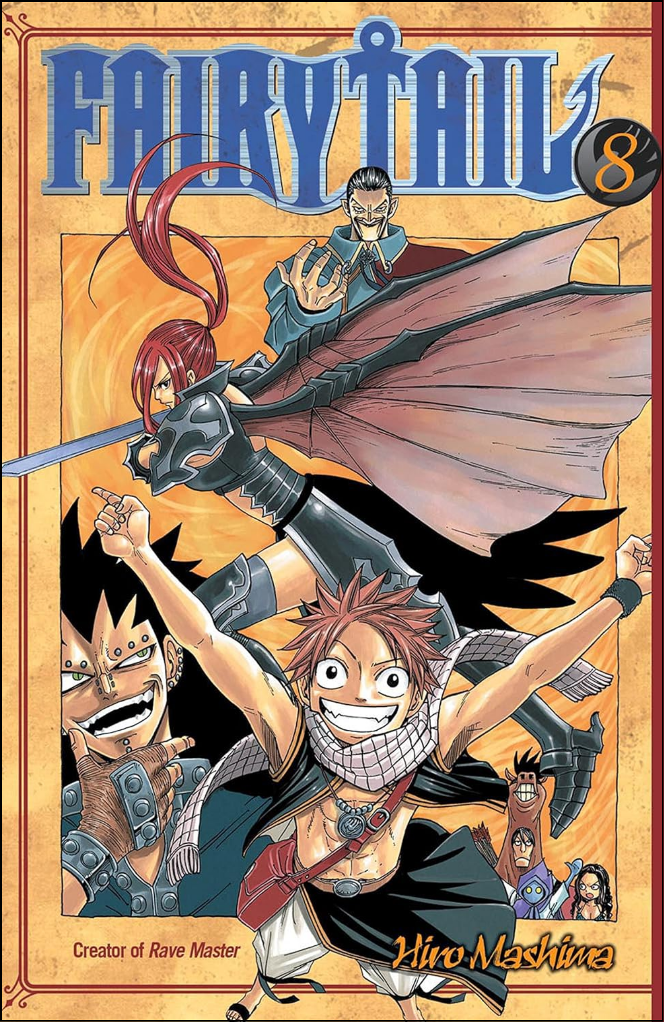 Fairy Tail Vol. 8 by Hiro Mashima (Author, Artist) | Full Page Print Editon