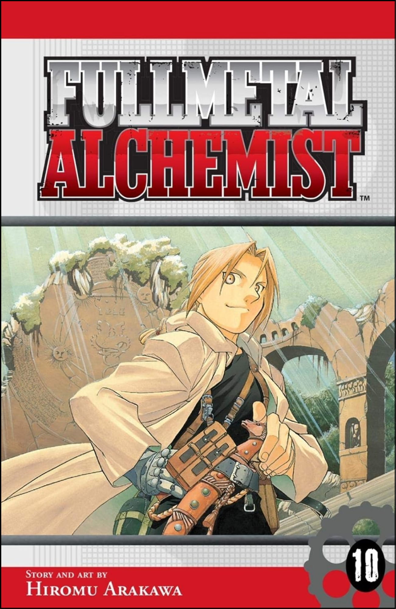 Fullmetal Alchemist, Vol. 10 by Hiromu Arakawa (Author) | Full Page Print Editon