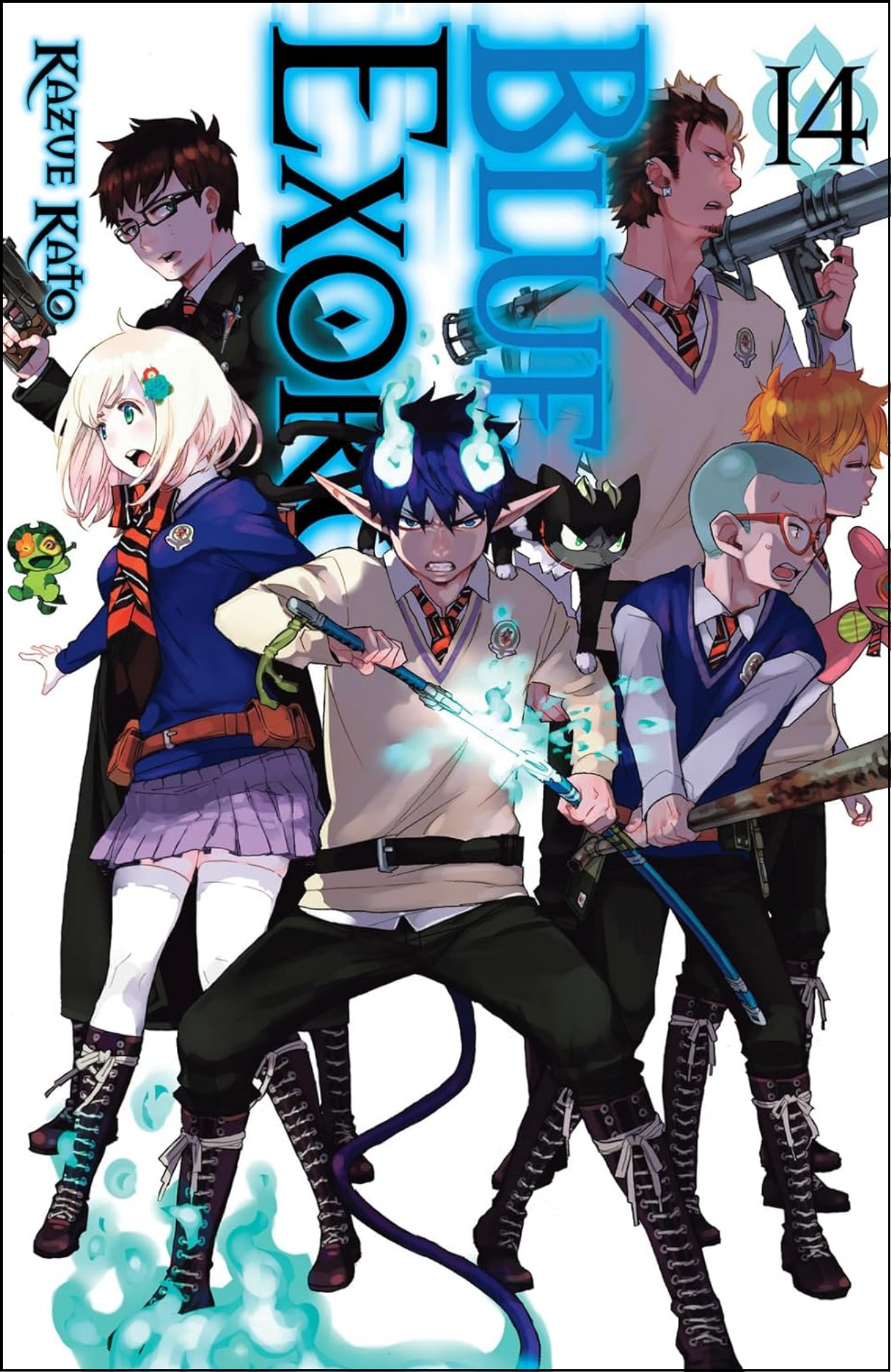 Blue Exorcist, Vol. 14 by Kazue Kato (Author, Illustrator) | Full Page Print Editon
