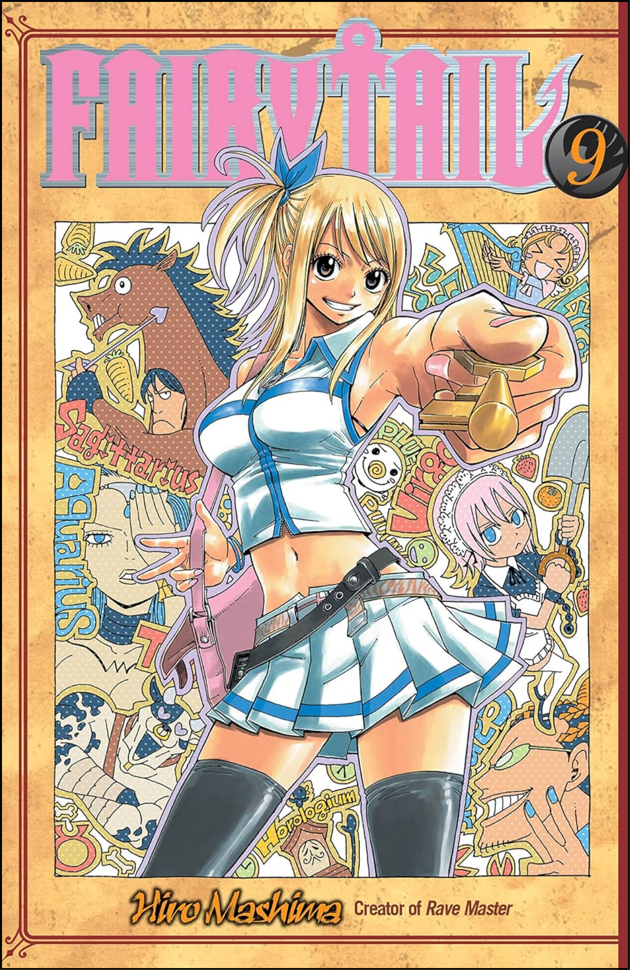 Fairy Tail Vol. 9 by Hiro Mashima (Author, Artist) | Full Page Print Editon