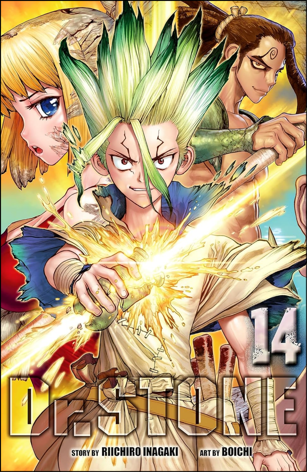 Dr. STONE, Vol. 14 by Riichiro Inagaki (Author) | Full Page Print Editon
