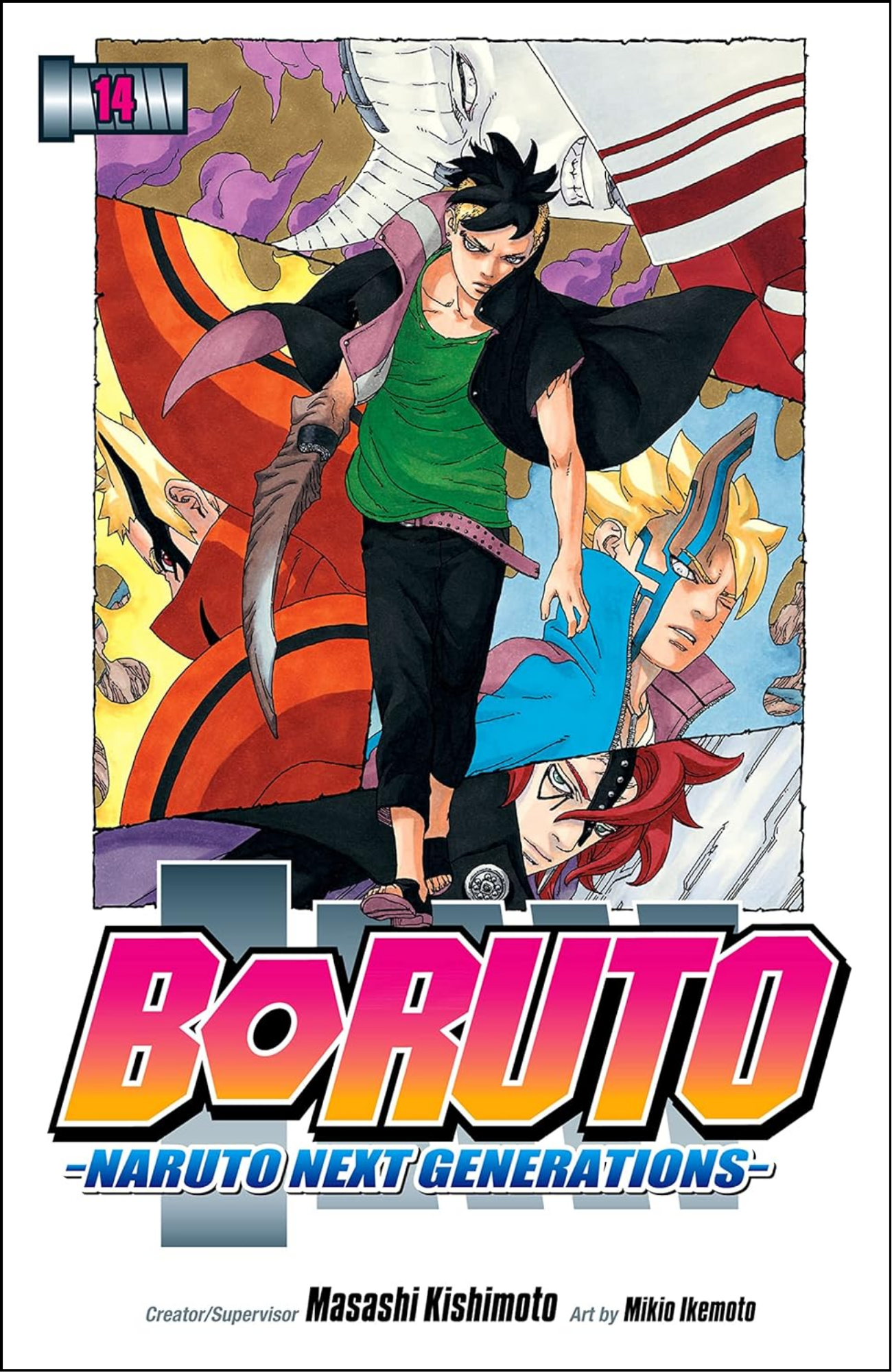Boruto: Naruto Next Generations, Vol. 14 by Masashi Kishimoto (Author) | Full Page Print Editon