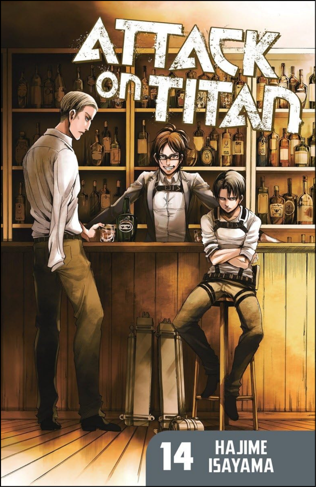 Attack on Titan Vol. 14 by Hajime Isayama (Author, Artist)| Full Page Print Editon