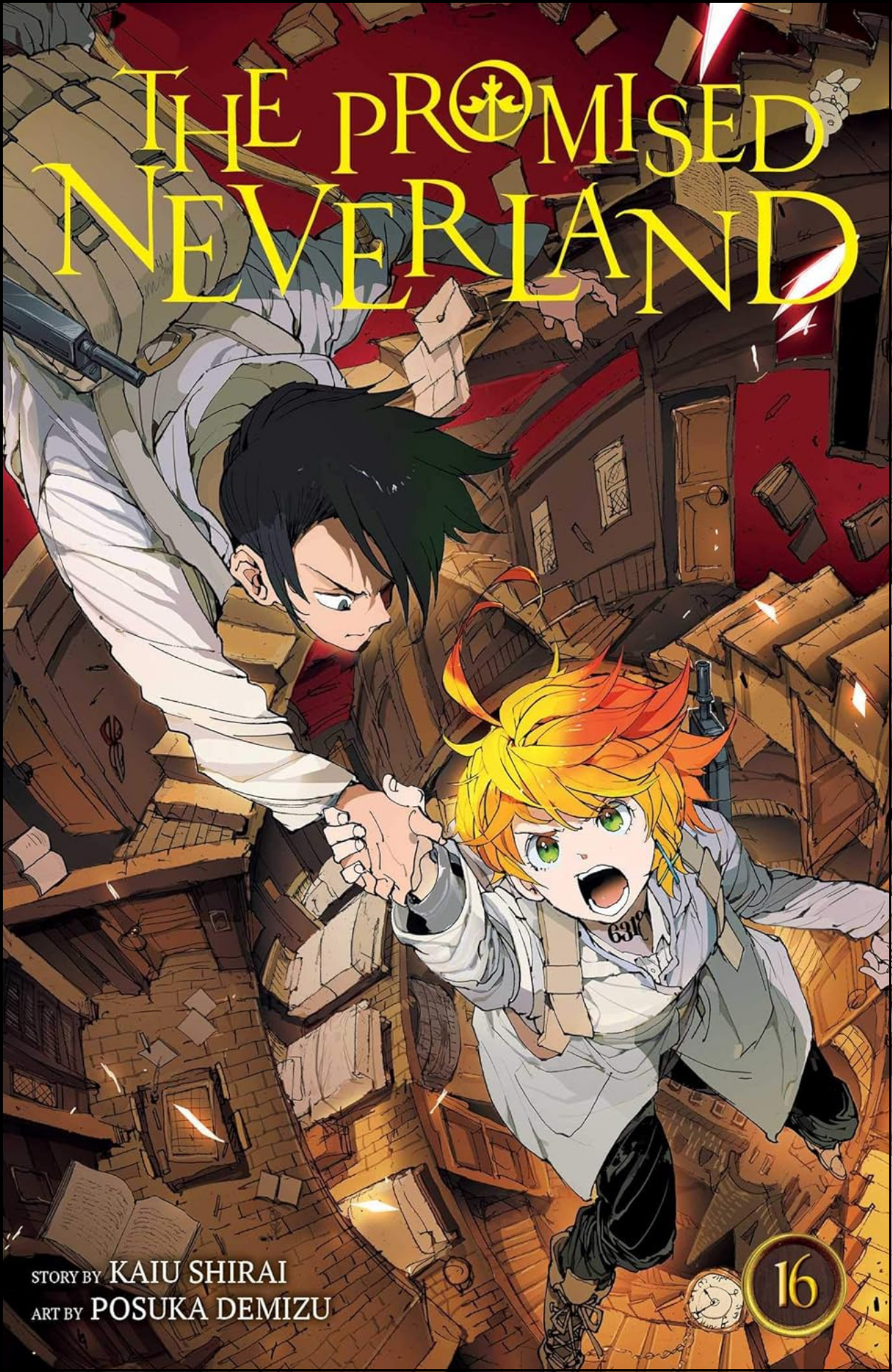 The Promised Neverland, Vol. 16 by Kaiu Shirai (Author)  | Full Page Print Editon