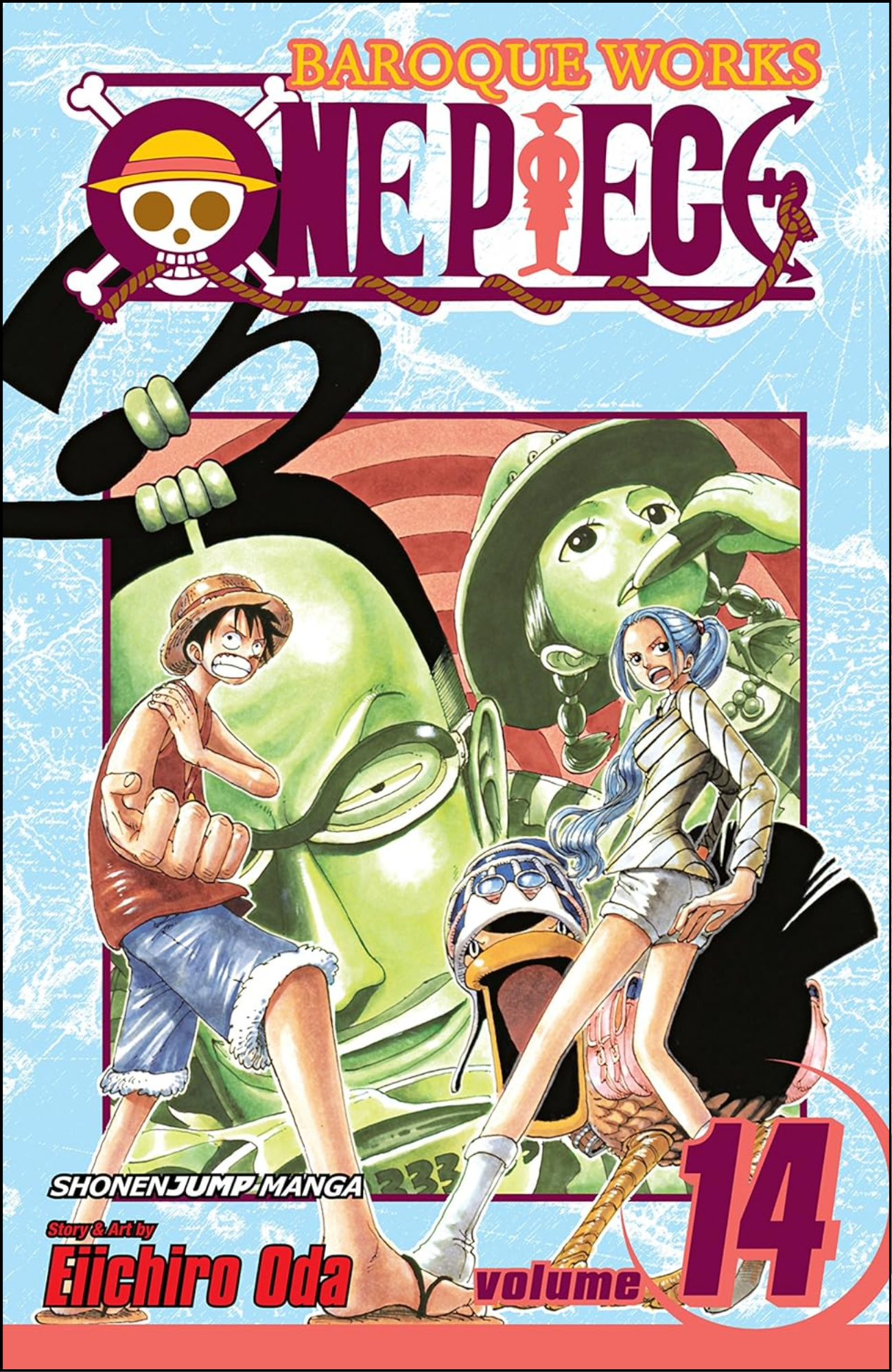 One Piece, Vol. 14 by Eiichiro Oda (Author, Illustrator) | Full Page Print Editon