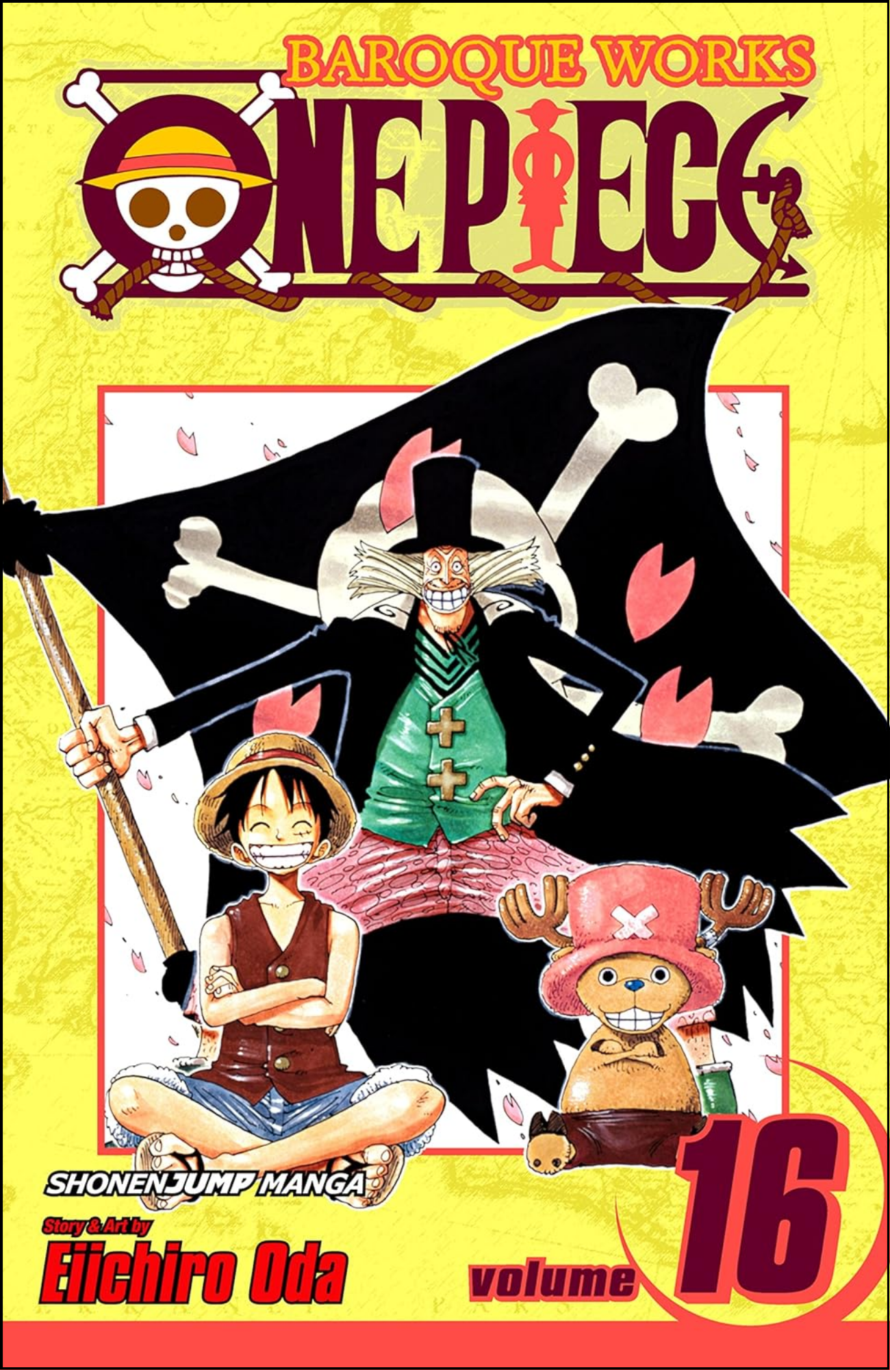 One Piece, Vol. 16 by Eiichiro Oda (Author, Illustrator) | Full Page Print Editon
