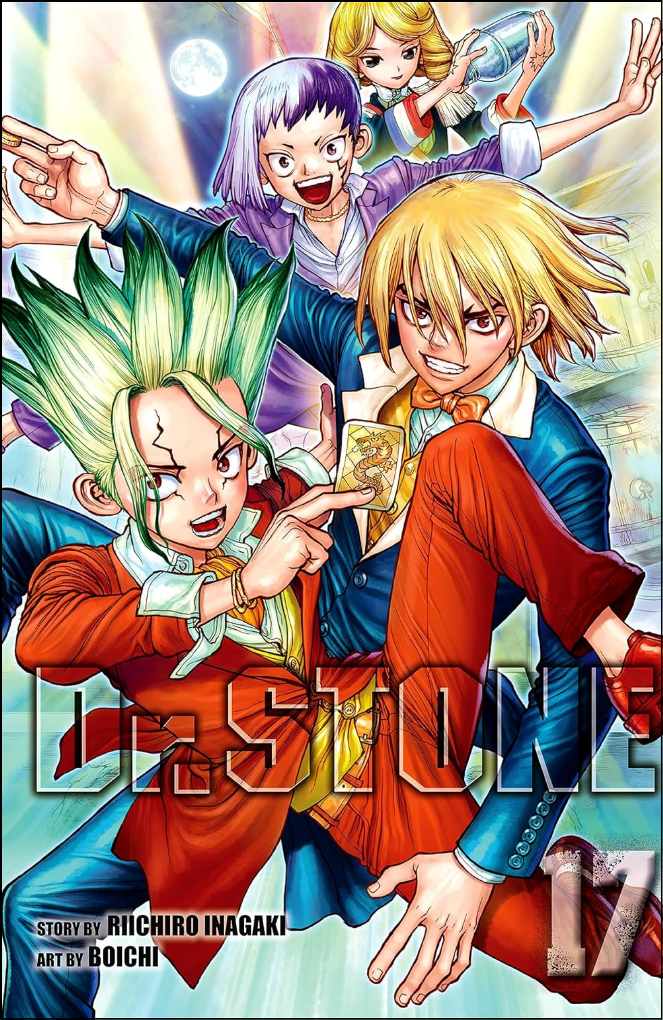 Dr. STONE, Vol. 17 by Riichiro Inagaki (Author) | Full Page Print Editon