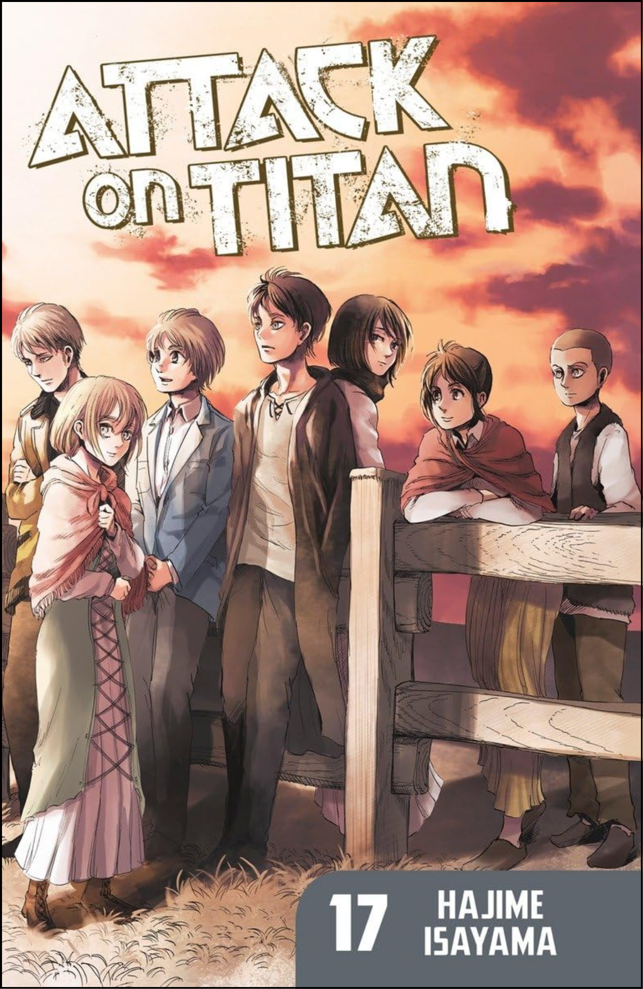 Attack on Titan Vol. 17 by Hajime Isayama (Author, Artist)| Full Page Print Editon