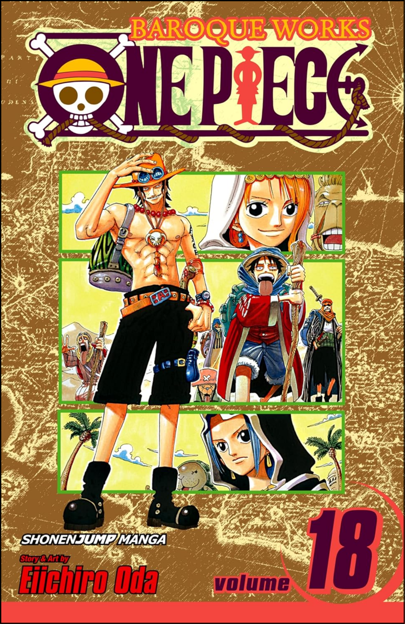 One Piece, Vol. 18 by Eiichiro Oda (Author, Illustrator) | Full Page Print Editon