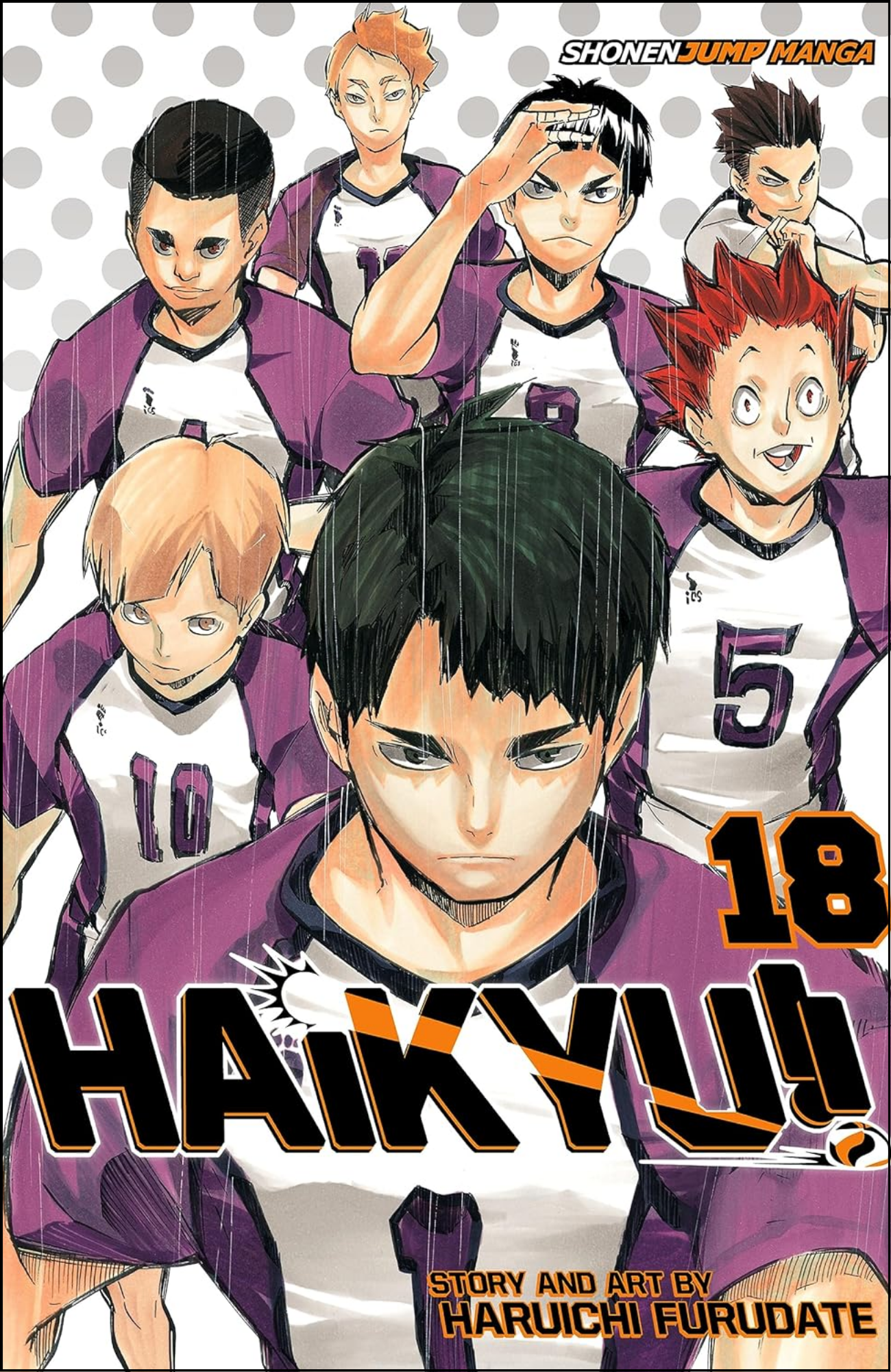 Haikyu!!, Vol. 18 by Haruichi Furudate (Author) | Full Page Print Editon