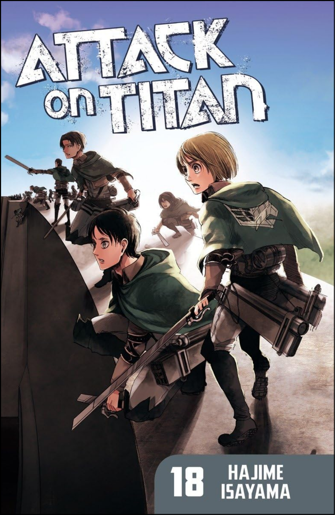 Attack on Titan Vol. 18 by Hajime Isayama (Author, Artist)| Full Page Print Editon