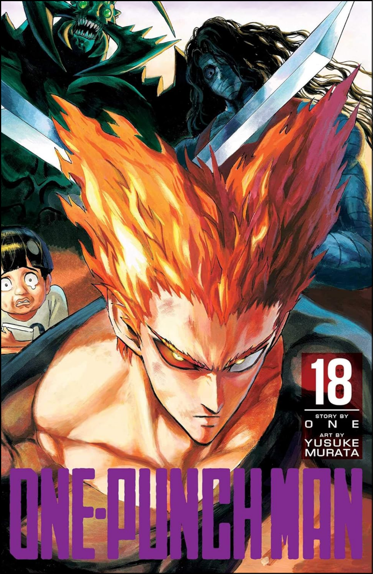 One-Punch Man, Vol. 18 by ONE (Author) | Full Page Print Editon