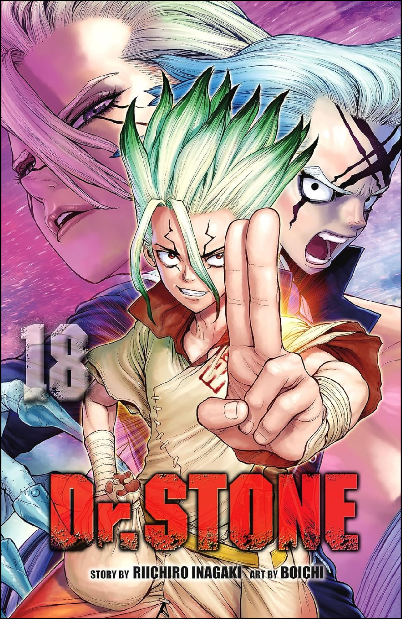 Dr. STONE, Vol. 18 by Riichiro Inagaki (Author) | Full Page Print Editon