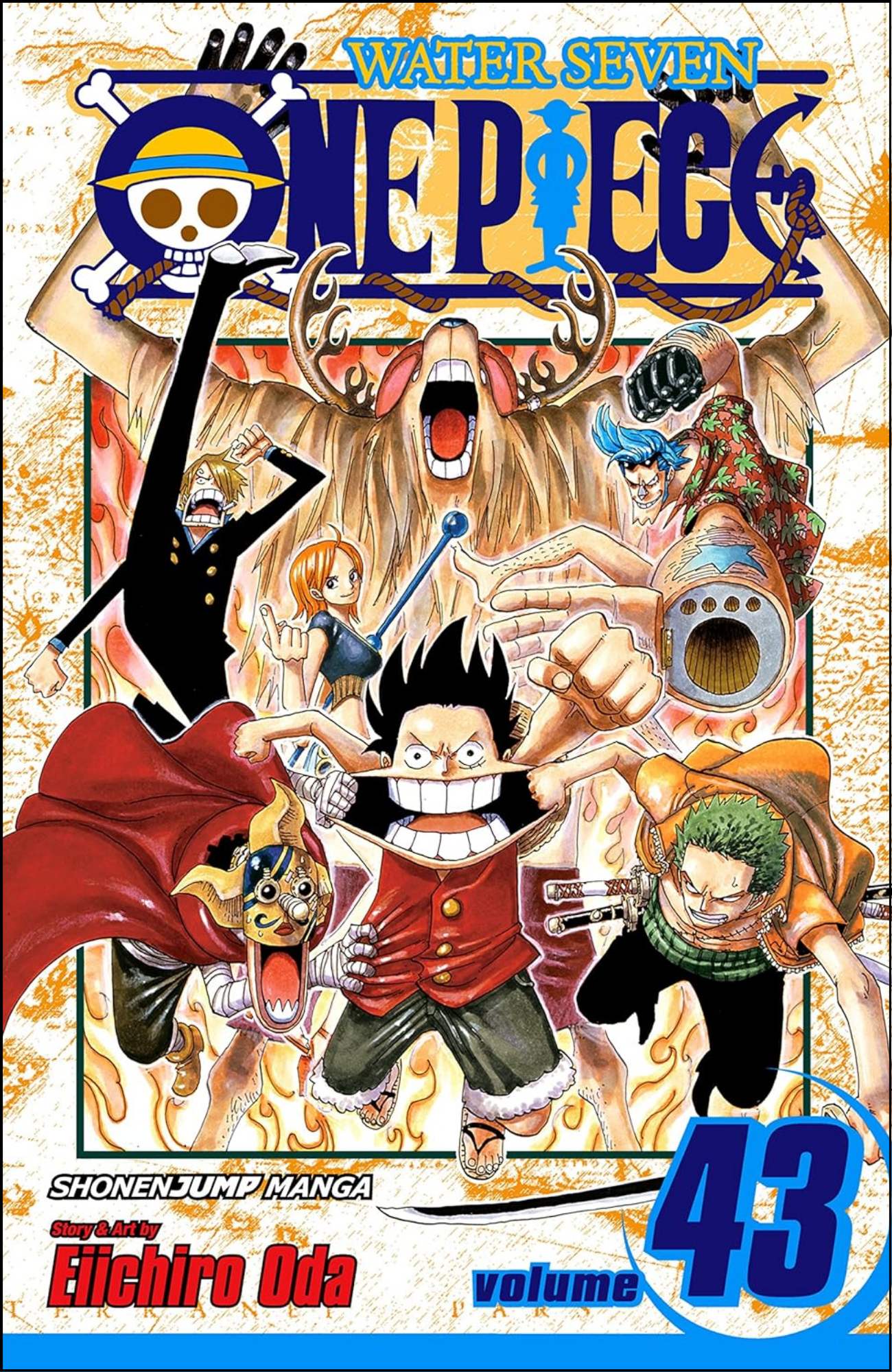 One Piece, Vol. 43 by Eiichiro Oda (Author, Illustrator) | Full Page Print Editon
