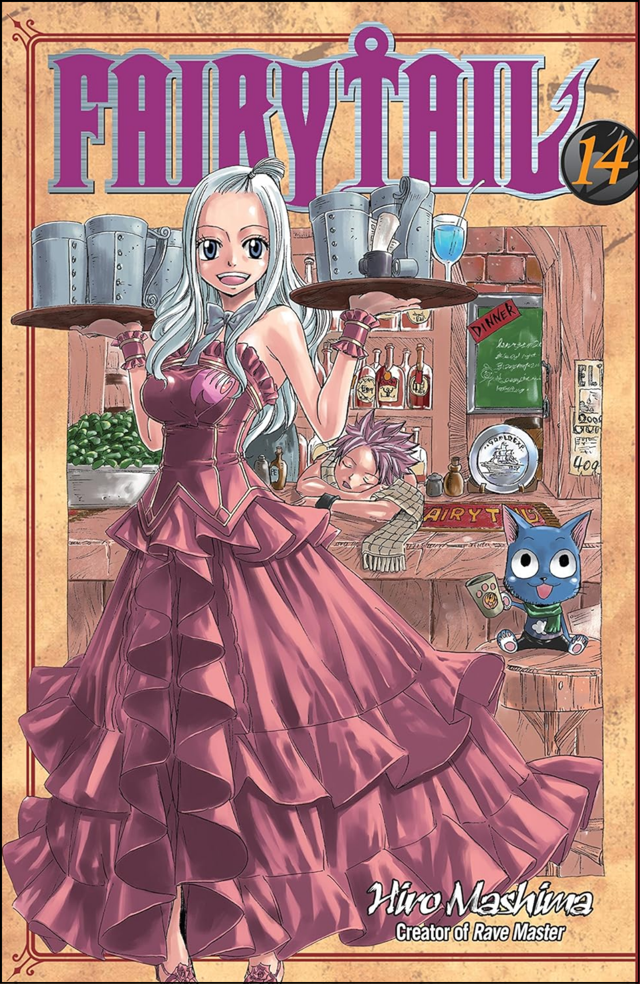 Fairy Tail Vol. 14 by Hiro Mashima (Author, Artist) | Full Page Print Editon