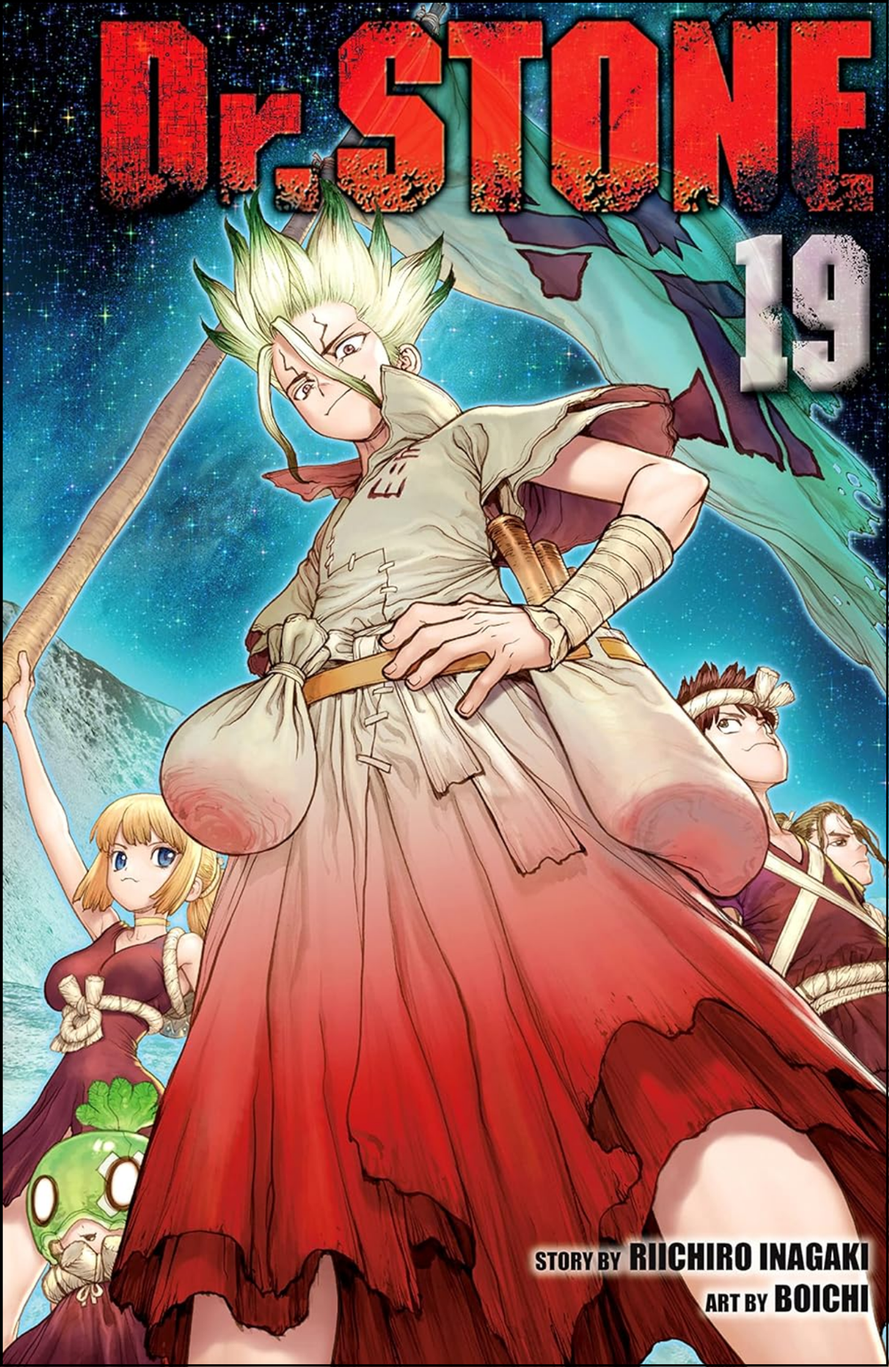 Dr. STONE, Vol. 19 by Riichiro Inagaki (Author) | Full Page Print Editon
