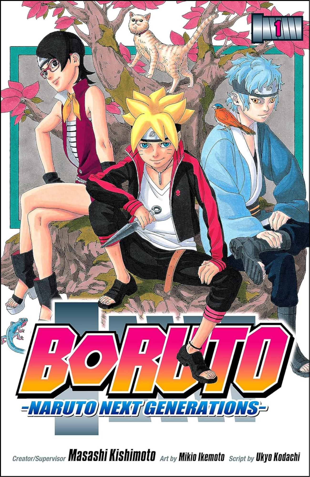 Boruto: Naruto Next Generations, Vol. 1 by Masashi Kishimoto (Author) | Full Page Print Editon