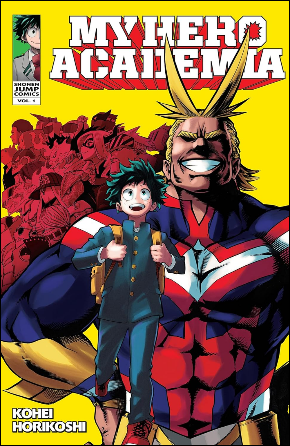 My Hero Academia, Vol. 1 by Kohei Horikoshi (Author) | Full Page Print Editon