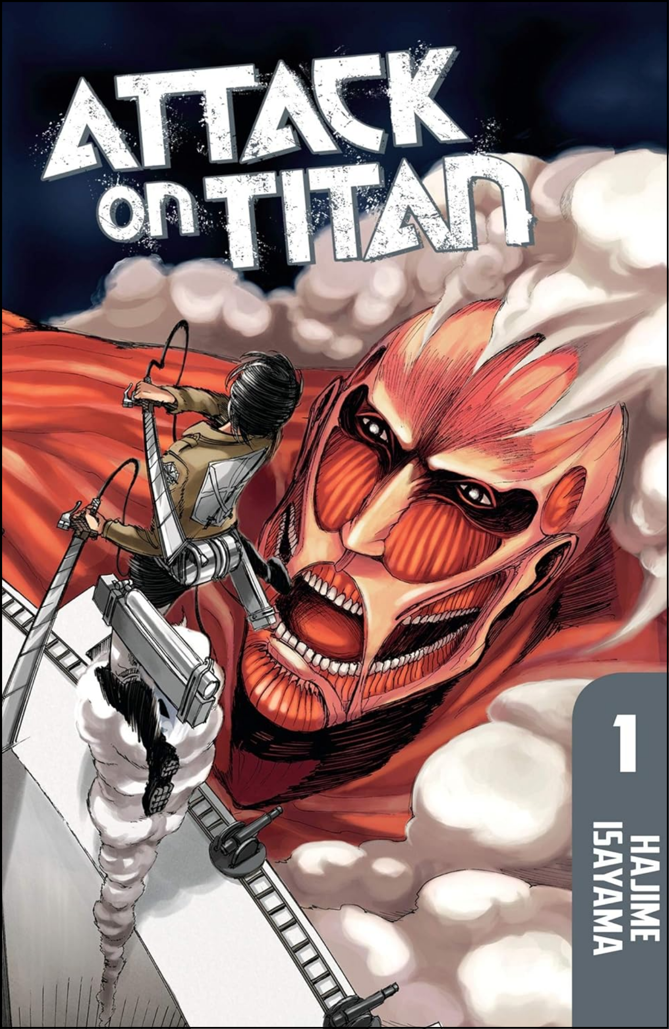 Attack on Titan Vol. 1 by Hajime Isayama (Author, Artist)| Full Page Print Editon