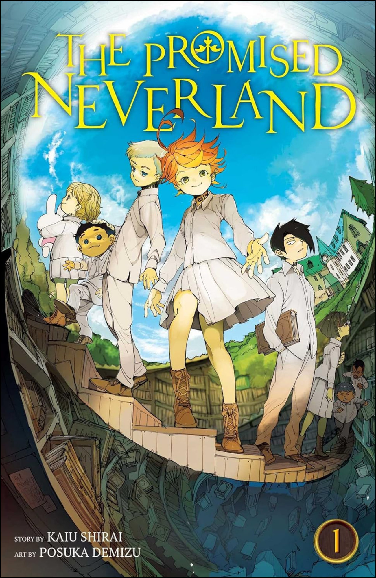 The Promised Neverland, Vol. 1 by Kaiu Shirai (Author)  | Full Page Print Editon
