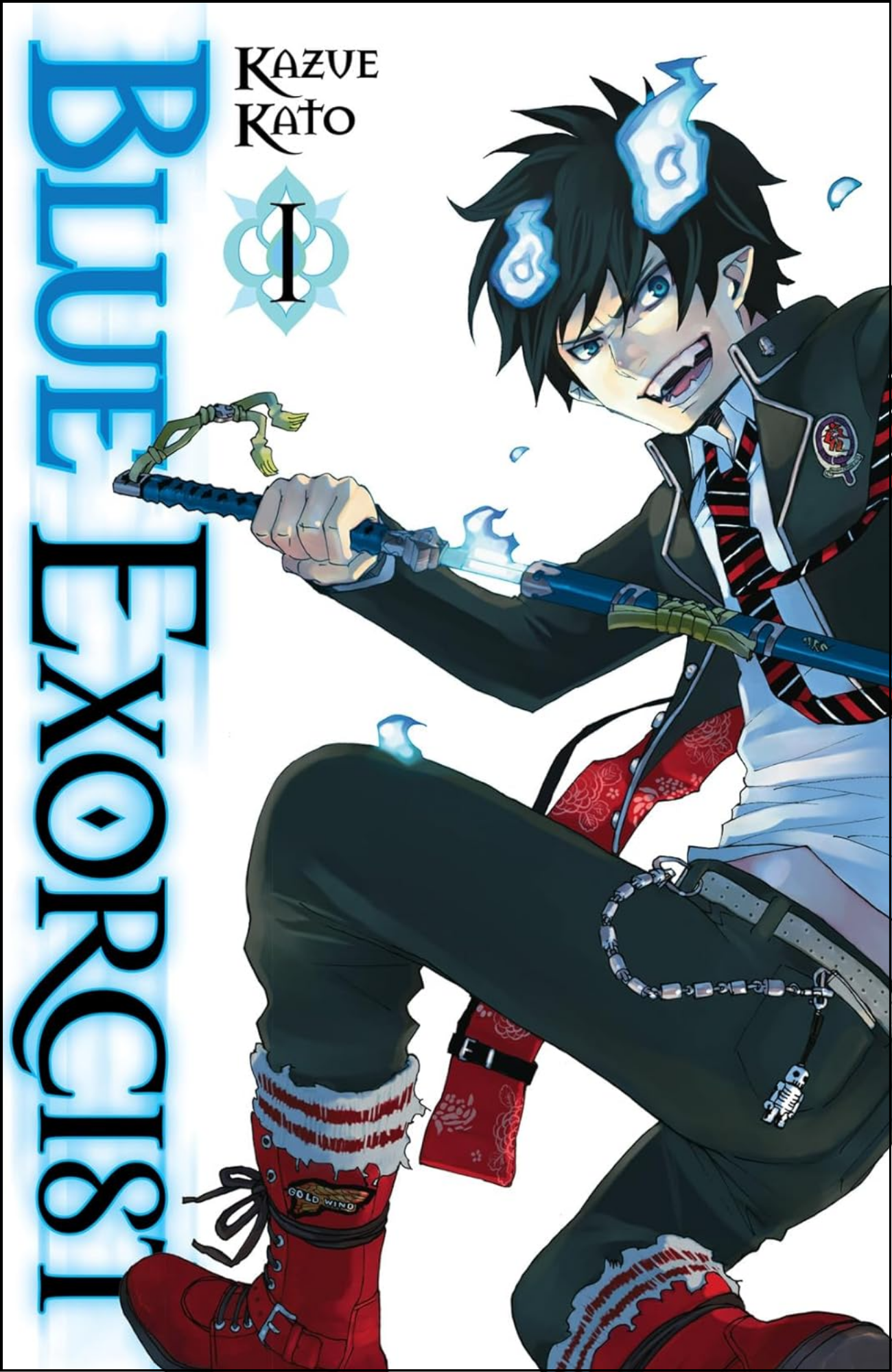 Blue Exorcist, Vol. 1 by Kazue Kato (Author, Illustrator) | Full Page Print Editon