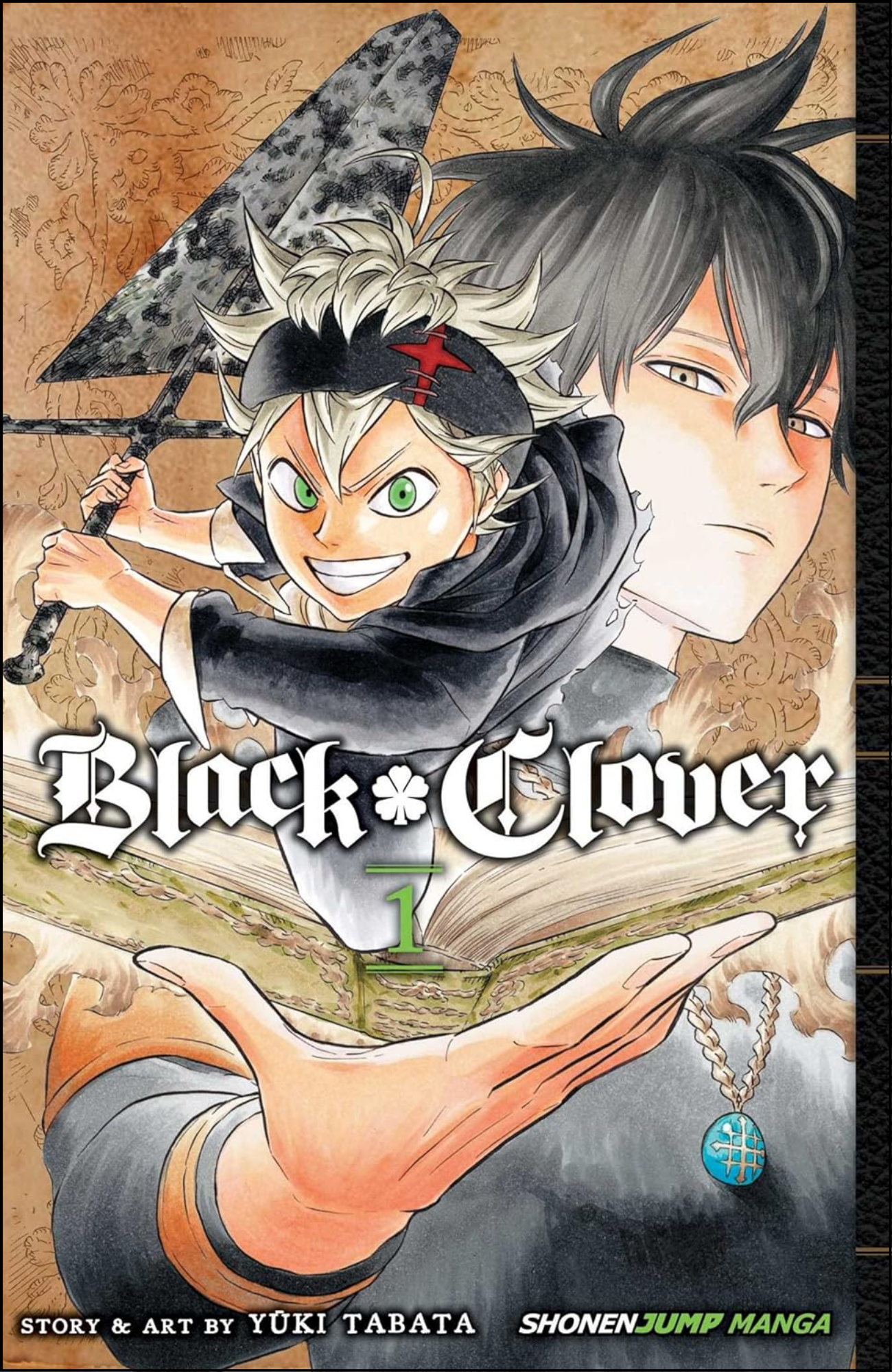 Black Clover, Vol. 1 by Yūki Tabata (Author) | Full Page Print Editon