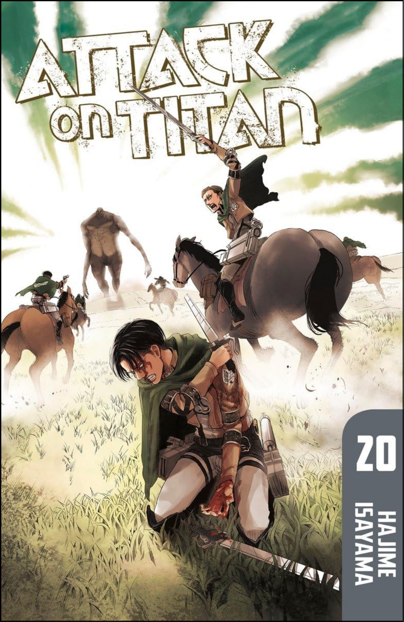 Attack on Titan Vol. 20 by Hajime Isayama (Author, Artist)| Full Page Print Editon