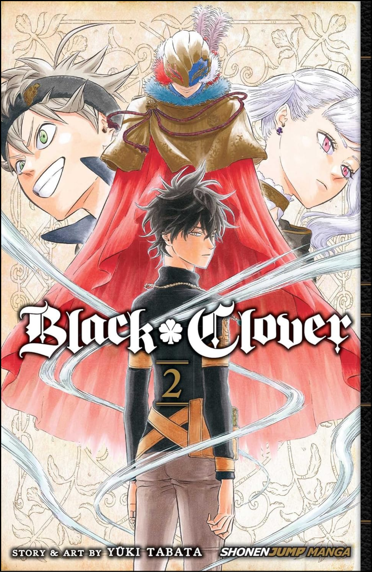 Black Clover, Vol. 2 by Yūki Tabata (Author) | Full Page Print Editon