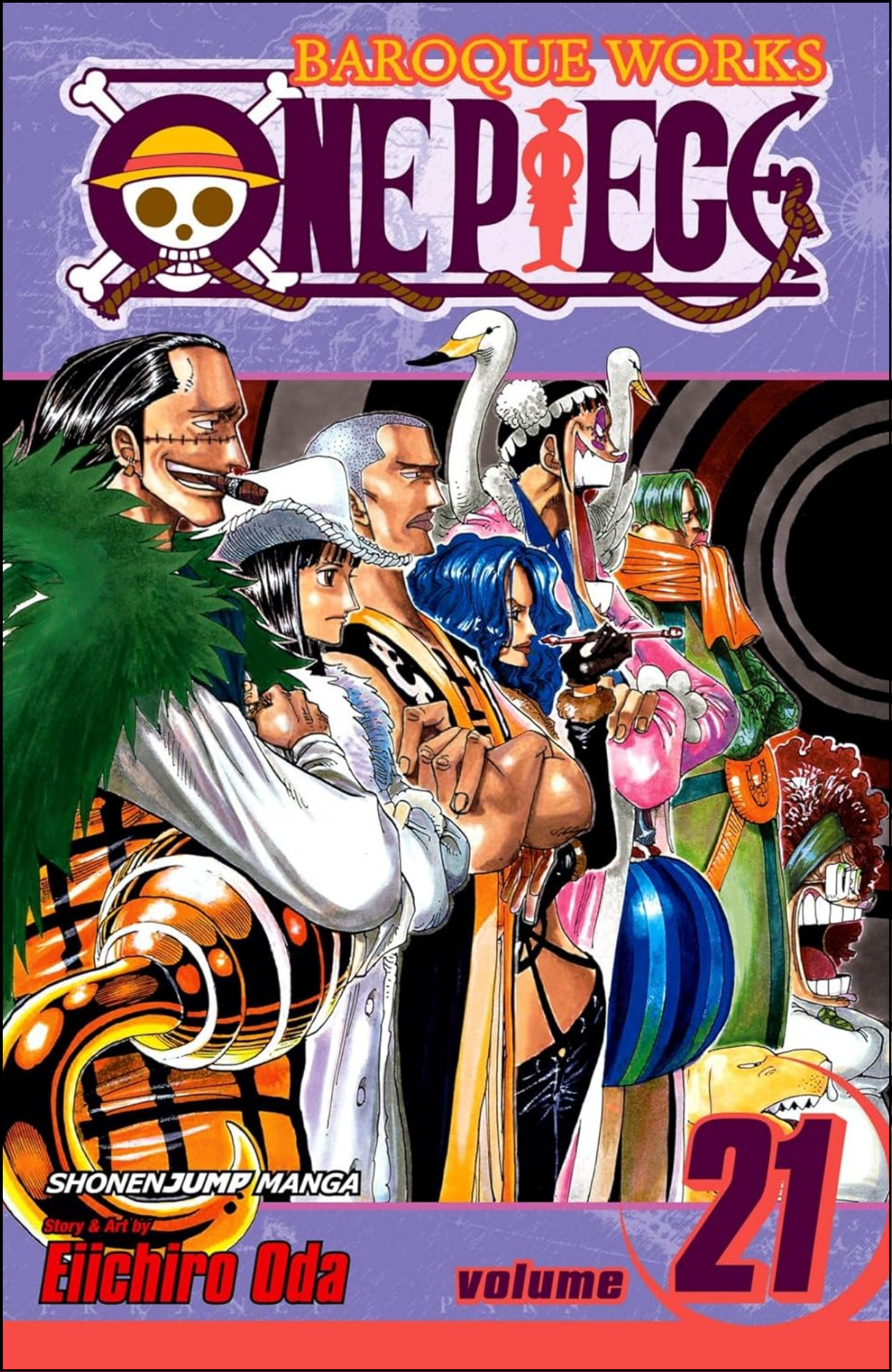 One Piece, Vol. 21 by Eiichiro Oda (Author, Illustrator) | Full Page Print Editon